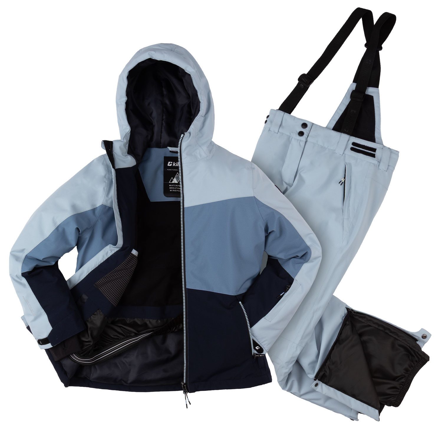 Killtec Skianzug Mädchen Skijacke + Skihose, atmungsaktiv - wasserdicht - mit Schneefang