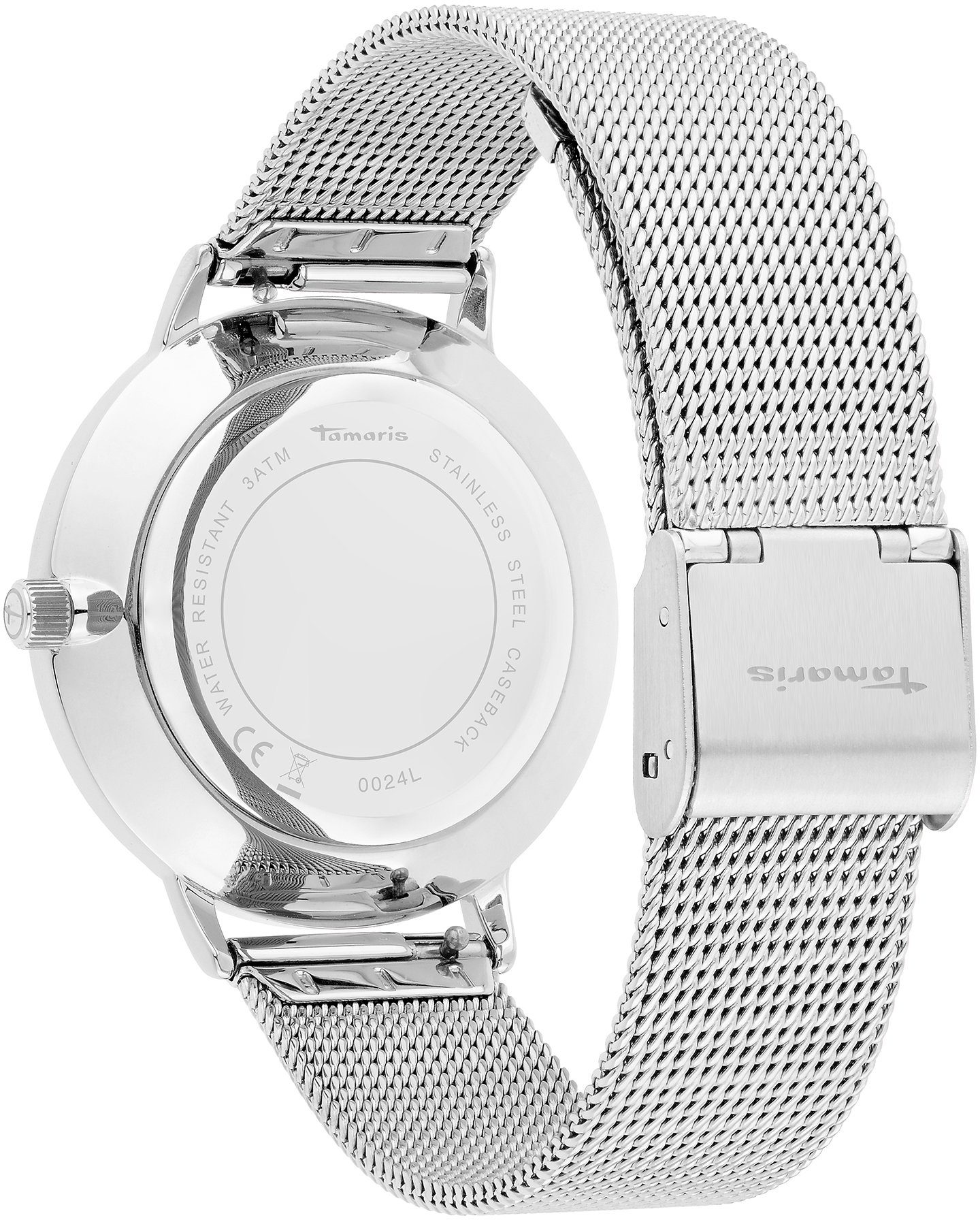 Tamaris Quarzuhr TT-0024-MQ TT-0024-MQ, Armbanduhr, Damenuhr, Edelstahlarmband, analog – Bild 3 von 5