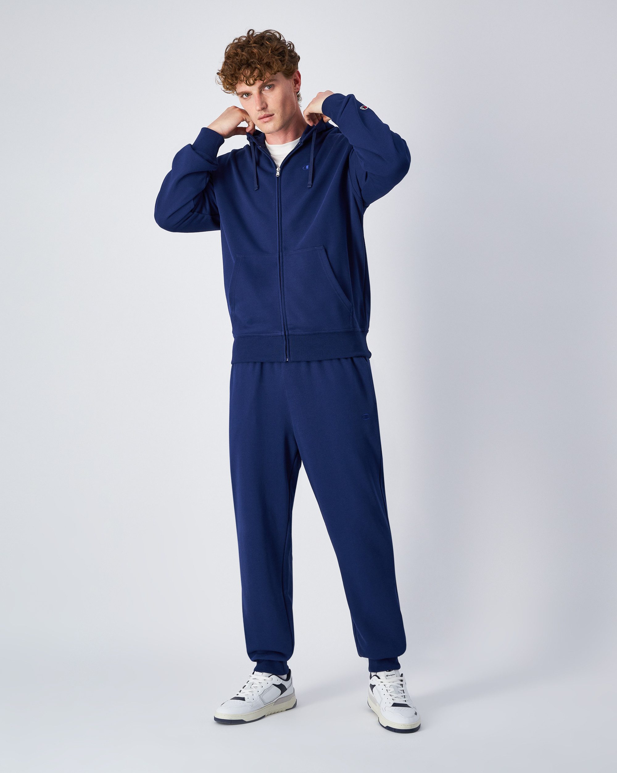 Champion Kapuzensweatjacke ICONS TONAL Terry Full Zip Hoodie (1-tlg) mit Kapuze, für sportliche Aktivitäten und Freizeit