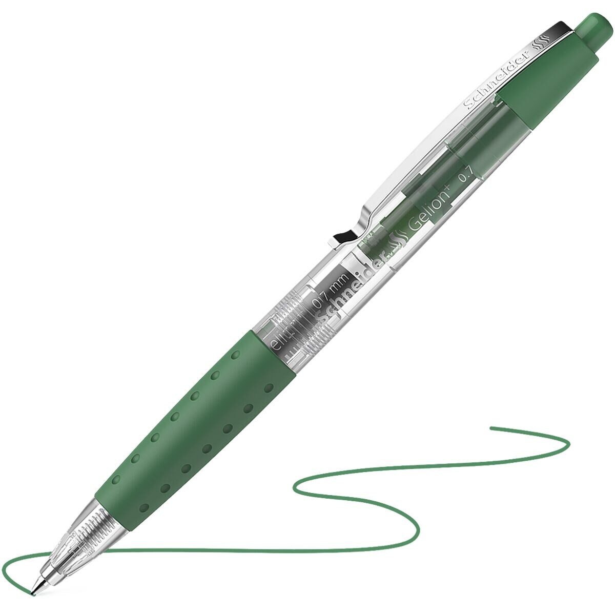 Schneider Gelschreiber Gelion +, mit Druckmechanik und schnelltrocknender Tinte