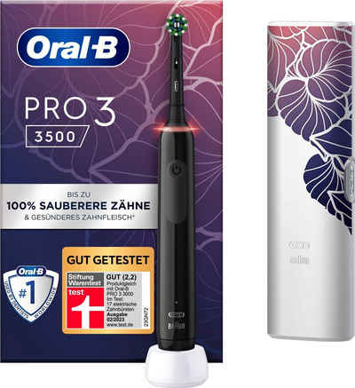 Oral-B Elektrische Zahnbürste PRO 3 3500, Щітки: 1 St., 3 Putzmodi
