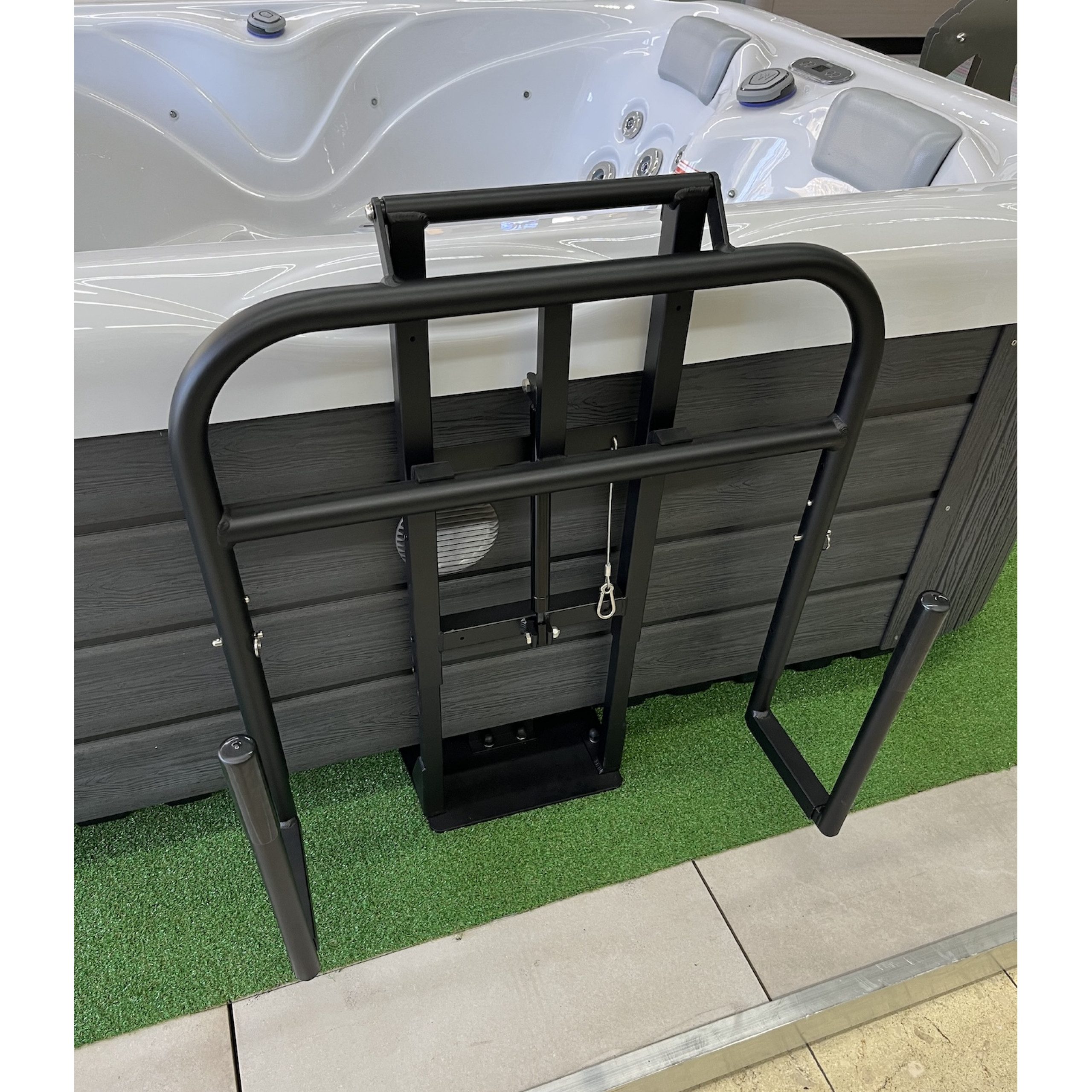 Platinum Spas Pooltreppe Platinum Spas Cover Caddy / Stand II UnderMount Lifter Coverlifter – Bild 2 von 2