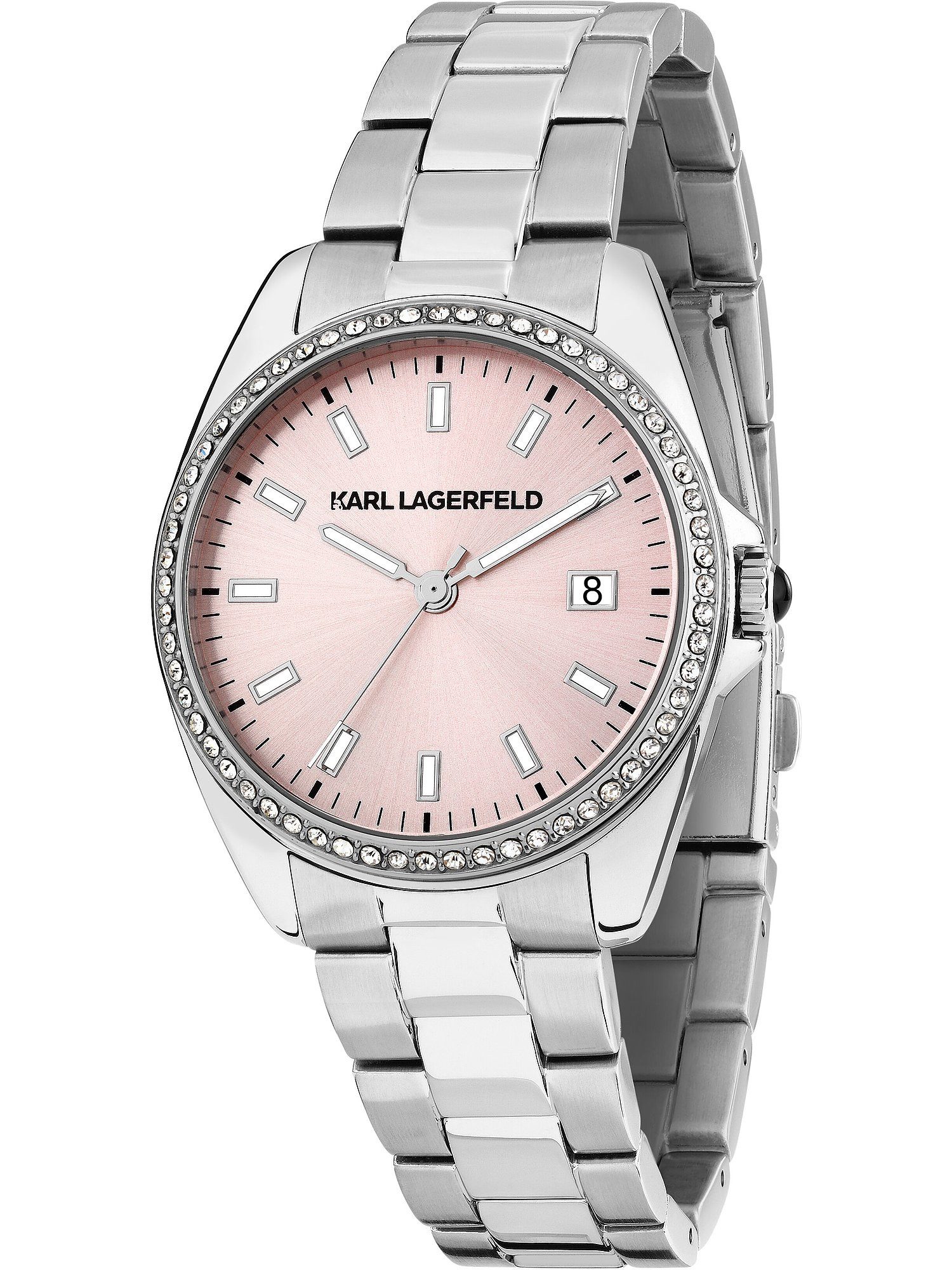 Quarzuhr Karl Lagerfeld Damen-Uhren Analog Quarz