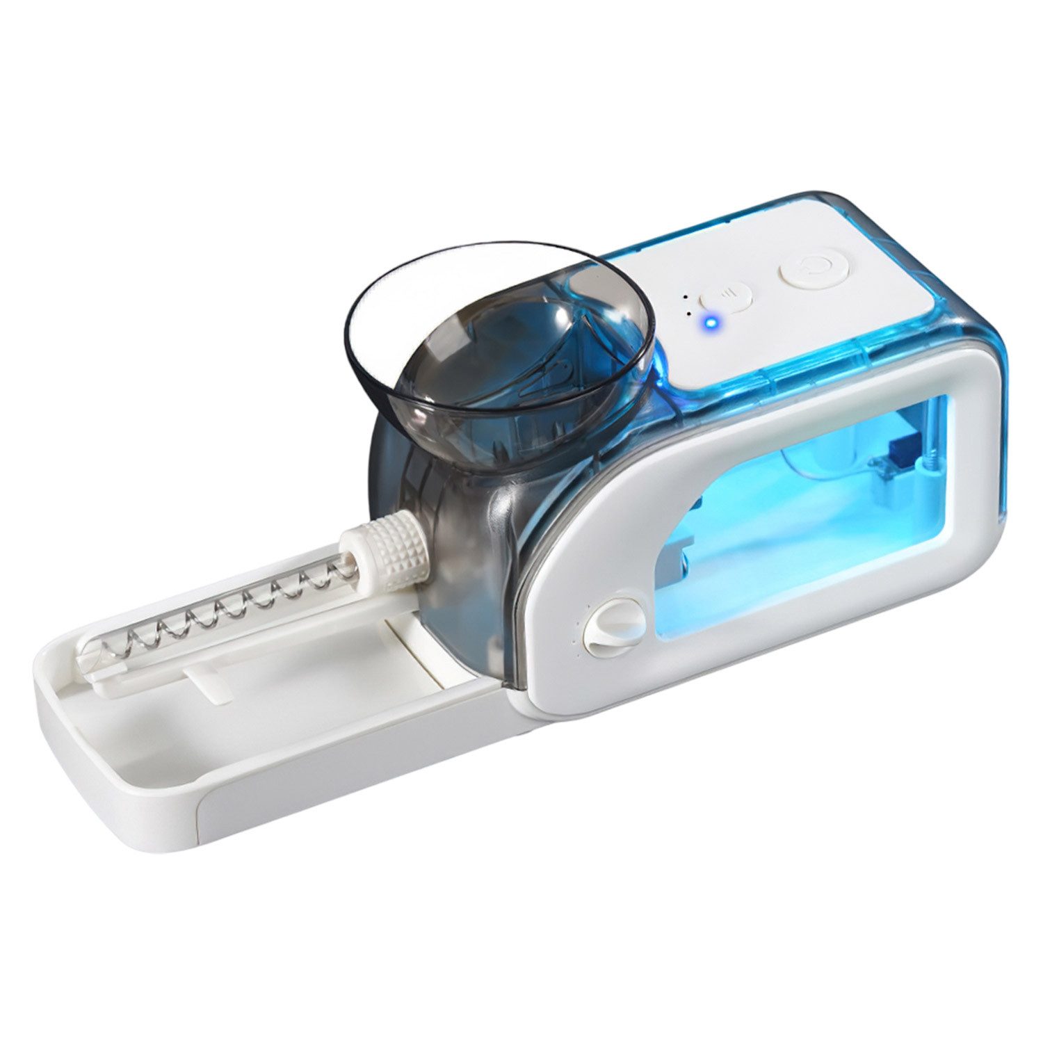 Refttenw Drehmaschine Zigaretten Elektrische- Ø 8,0/6,5/5,5 mm, Mit transparentem Motorgehäuse & Auffangschale