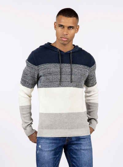 Key Largo Kapuzensweatshirt mit breiten Streifen