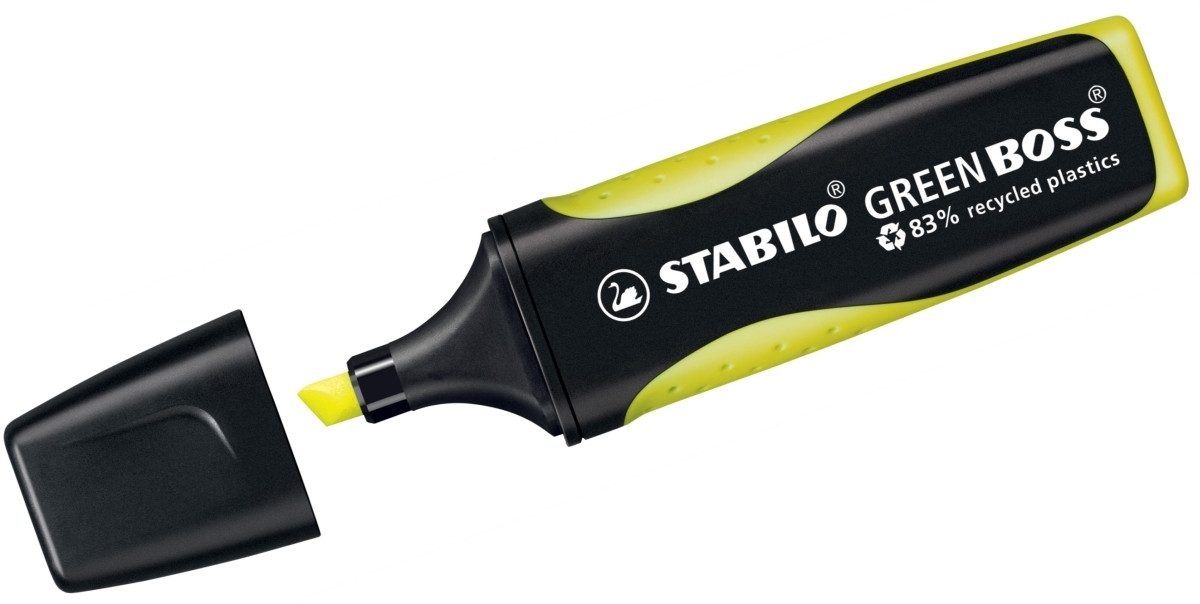 STABILO Marker Textmarker Green Boss gelb