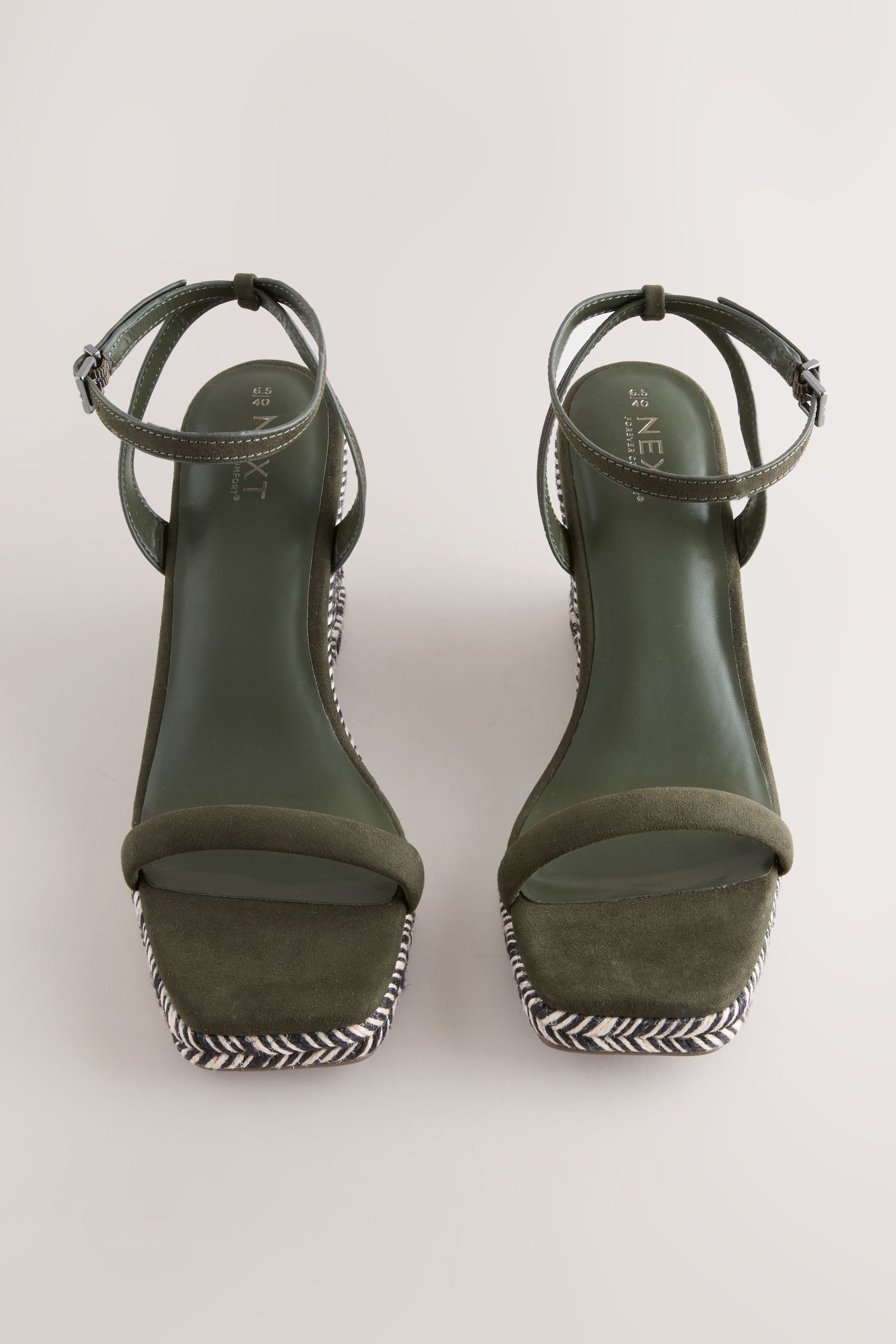Next Forever Comfort® Espadrilles mit Keilabsatz Keilsandalette