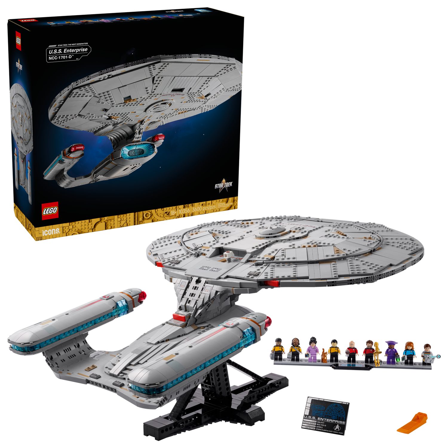 LEGO® Icons 10356 Star Trek: U.S.S. Enterprise NCC-1701-D™ Spielbausteine, günstig online kaufen