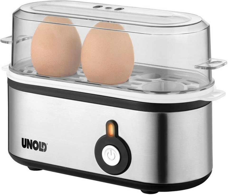 Unold Eierkocher Mini 38610, Anzahl Eier: 3 St., 210 W, Signalton bei  Erreichen des gewünschten Härtegrades