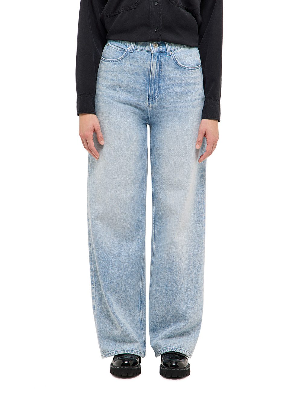 Weite Jeans Damen Style Luise Wide