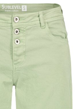 SUBLEVEL Bermudas Sublevel Damen Jeans Shorts Bermuda Kurze Hose Short Denim Stretch