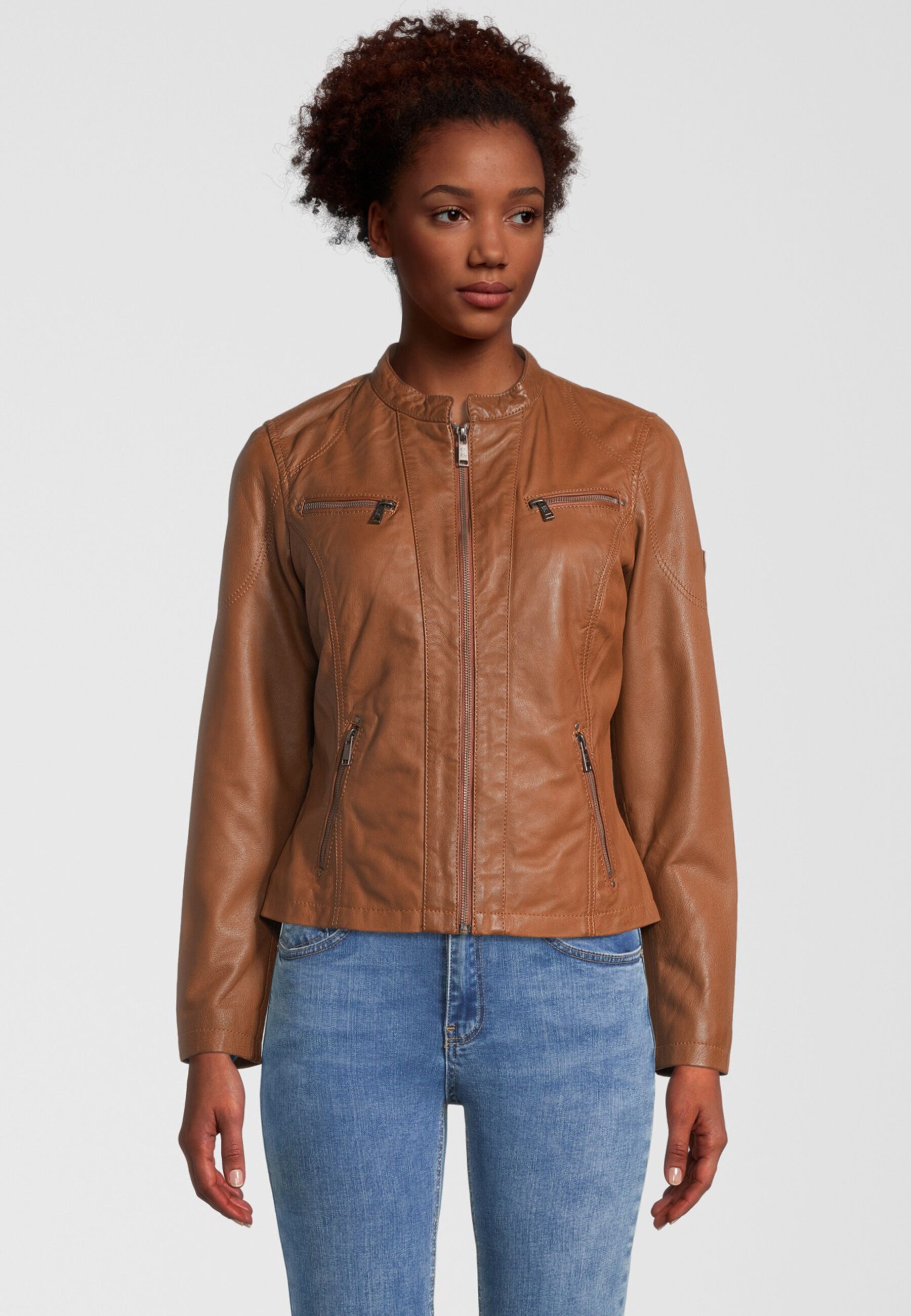H.I.S Lederjacke SELINA (1-St) mit schmaler Passform