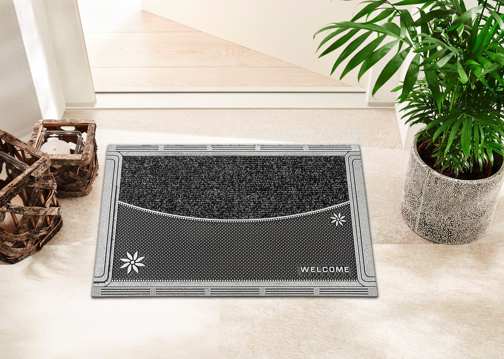 Home2Fashion Fußmatte DualClean ST-XXL, rechteckig, Höhe: günstig online kaufen
