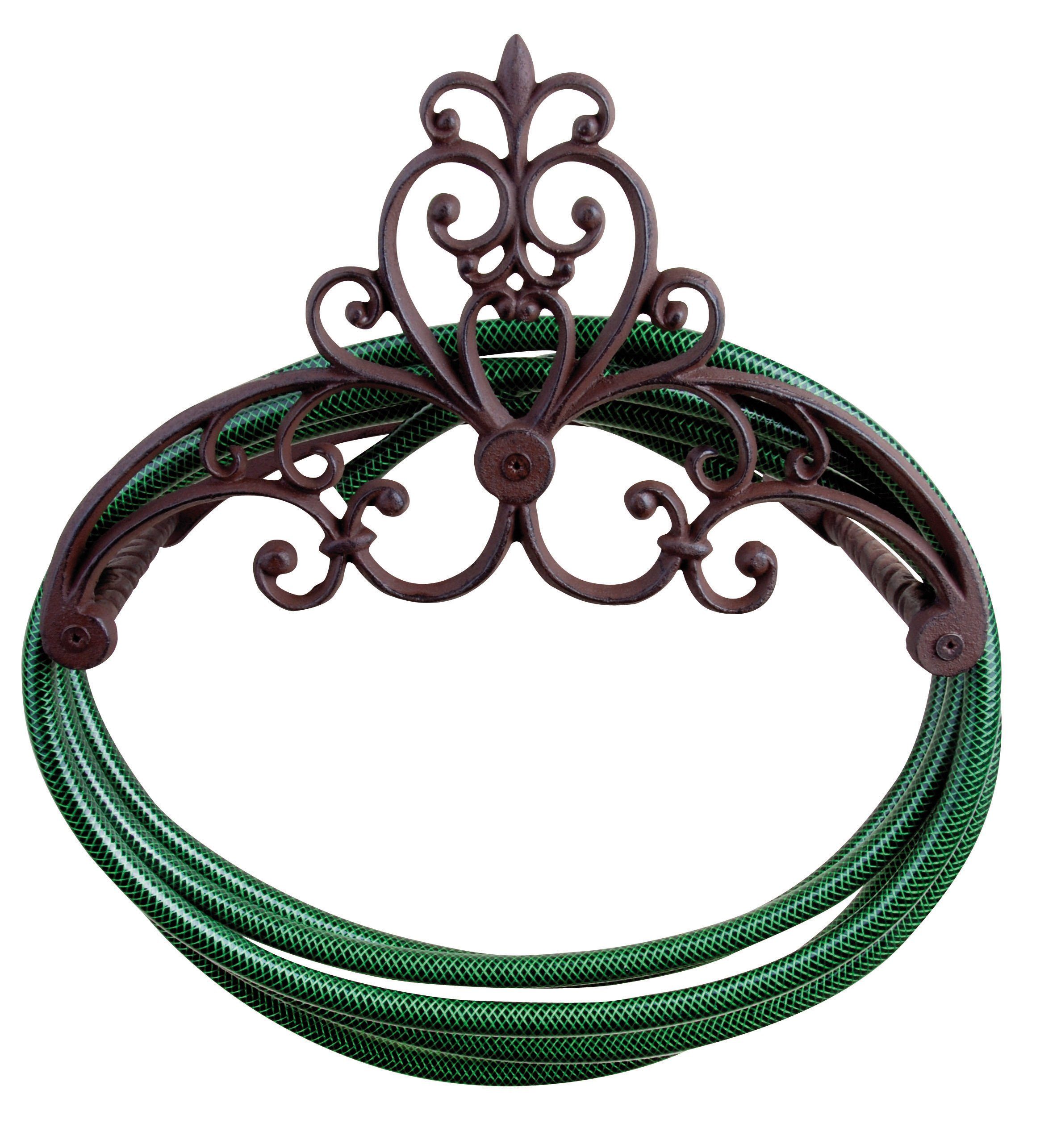 degawo Wandschlauchhalter Gartenschlauchhalter aus Gusseisen im Landhausstil. Wandhalterung, (1 x Держатель шланга)