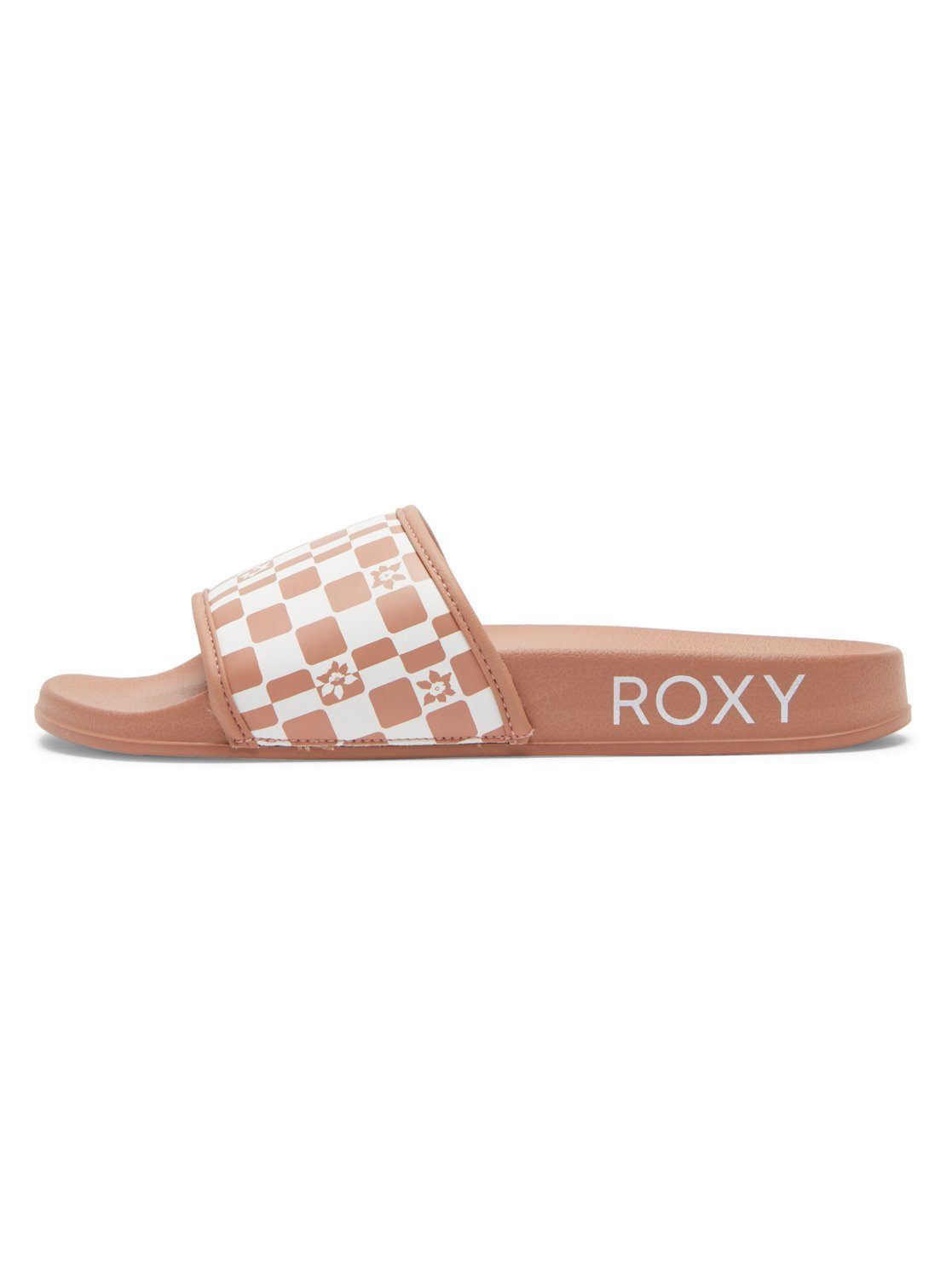 White/Tan Roxy Sandale Slippy