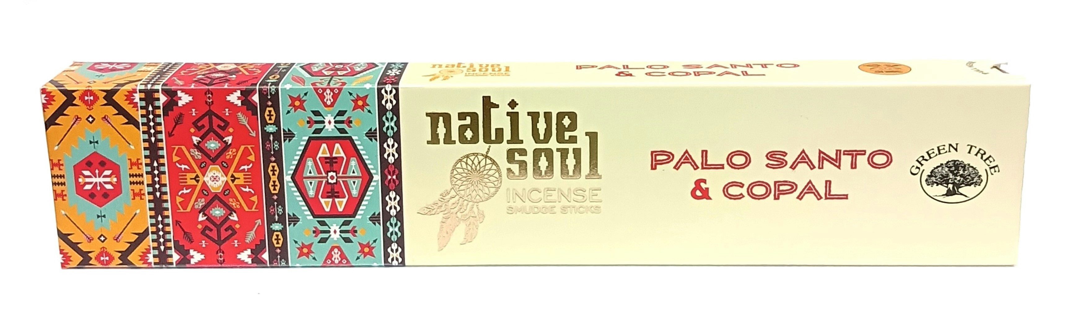 Green Tree Räucherstäbchen Green Tree Native Soul Incense "Palo Santo & Copal" 15gr.