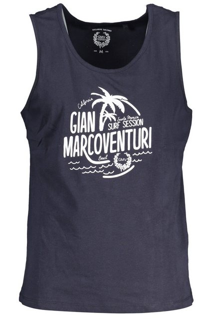 GIAN MARCO VENTURI T-Shirt Stylisches Blaues Herren-Tanktop mit Rundhals un günstig online kaufen