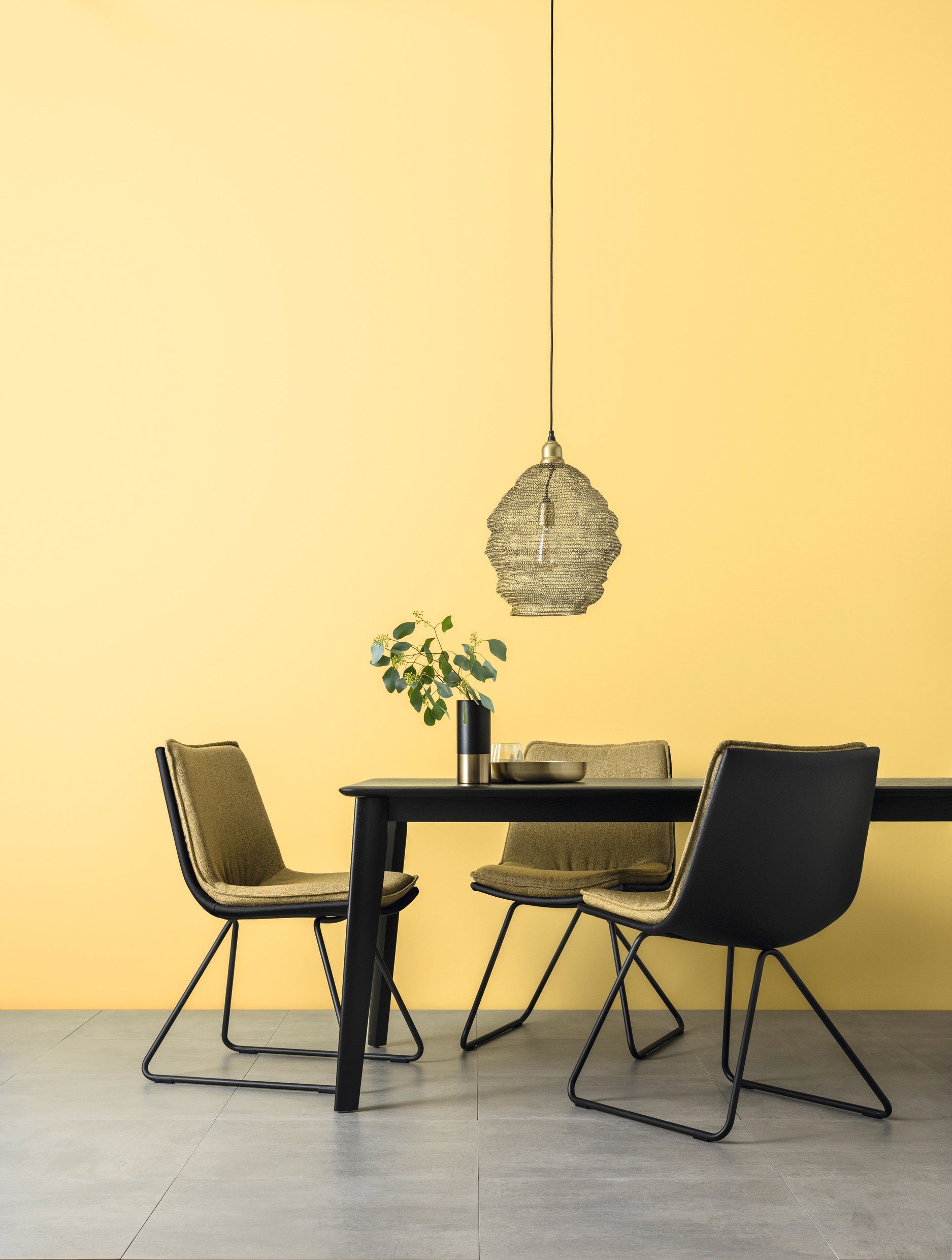 Wand- WOHNEN Designfarben, 11, und Goldgelb hochdeckende Deckenfarbe SCHÖNER FARBE Freundliches Nr. Premium-Wandfarbe