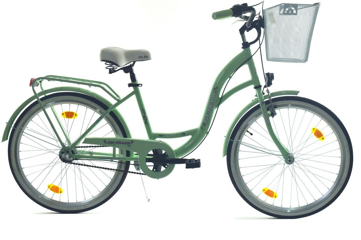 Cityrad 24 Zoll Kinder Mädchen City Fahrrad Bike Rad NEXUS Reflex Mint 3 Gang