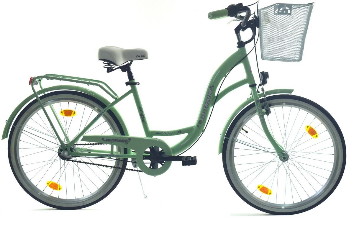 Zoll Rücktritt, City T&Y Licht, Seitenständer, Trade Gang, Reflex Mint 3 Gang, NEXUS Kinder Rad Gang Cityrad Fahrrad Mädchen Bike Nexus Shimano, Gepäckträger, Korb Nabenschaltung, 3 3 24