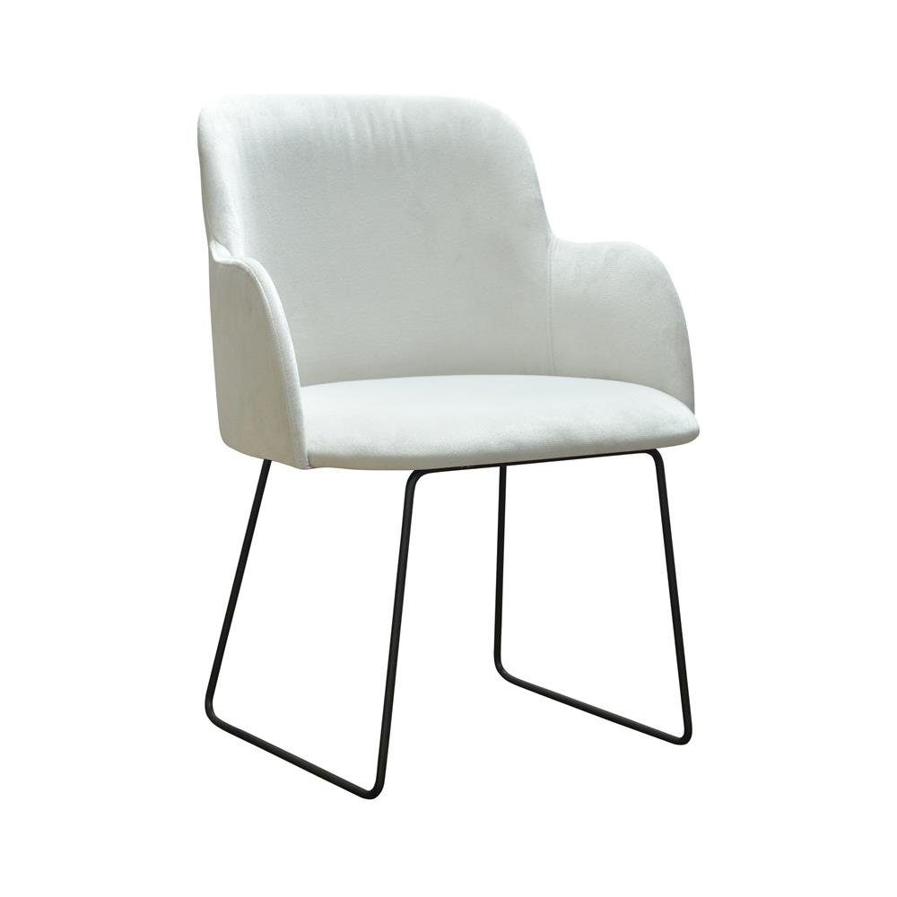 JVmoebel Stuhl, Design Set Gruppe Neu Stuhl Ess Garnitur 6x Warte Zimmer Stuhl Lehnstuhl Stühle Weiß