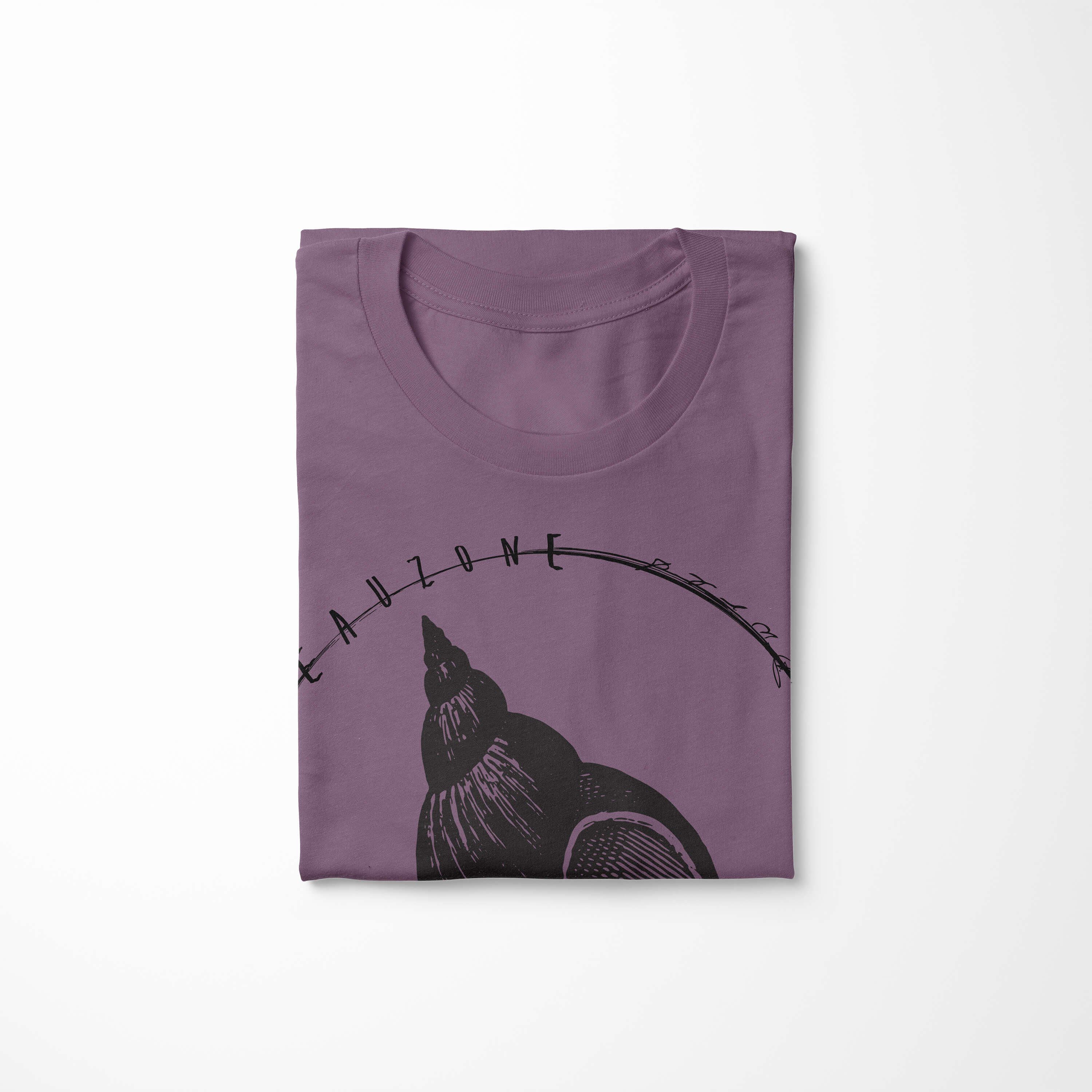 032 Sea und feine Fische / Tiefsee Creatures, Serie: T-Shirt - Struktur Shiraz Art sportlicher Sinus T-Shirt Sea Schnitt