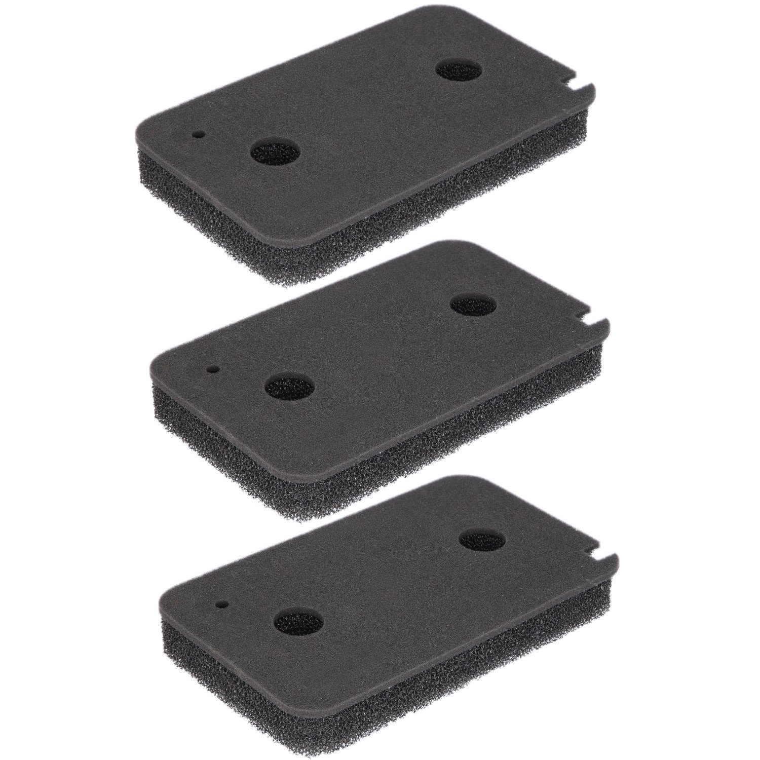 McFilter Ersatzfilter (3 Stück) Schwammfilter geeignet für Miele 09499230, Zubehör für Trockner, Wärmepumpentrockner, Kondenstrockner, Fein-Grob, Filtermatte, 220 x 130 x 30mm, Schaumstoff