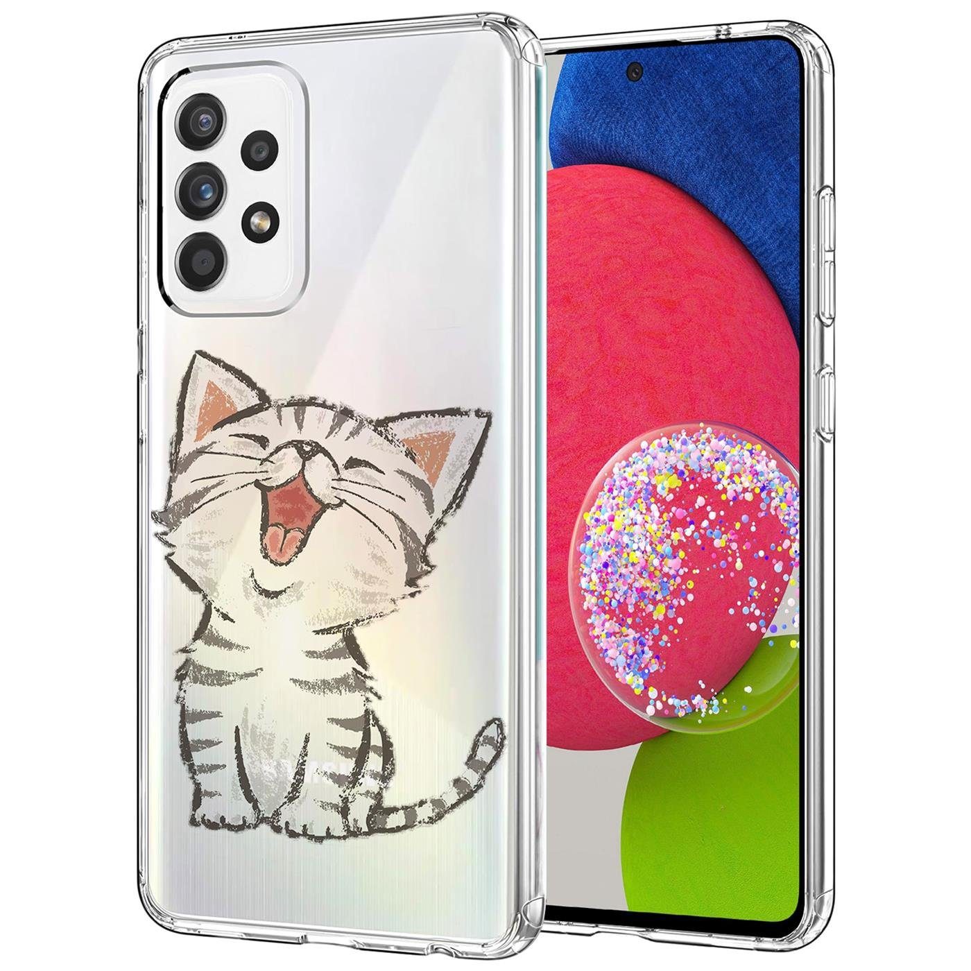 CoolGadget Handyhülle Handy Case Silikon Motiv Series für Samsung Galaxy A72 6,7 Zoll, Hülle mit hochauflösendem Muster für Samsung A72 Schutzhülle
