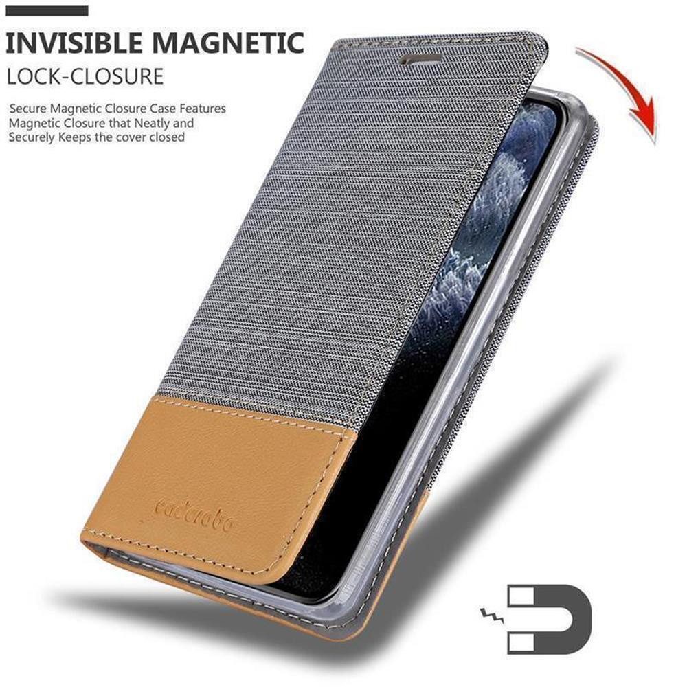 Cadorabo Handyhülle für iPhone 11 PRO MAX Hülle Apple iPhone 11 PRO MAX, Klappbare Handy Schutzhülle - Hülle - mit Standfunktion und Kartenfach