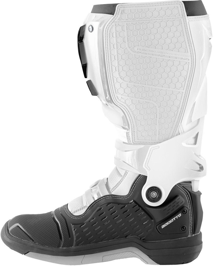 Bogotto Motocross Stiefel Motorradstiefel G MX-7 Black/White