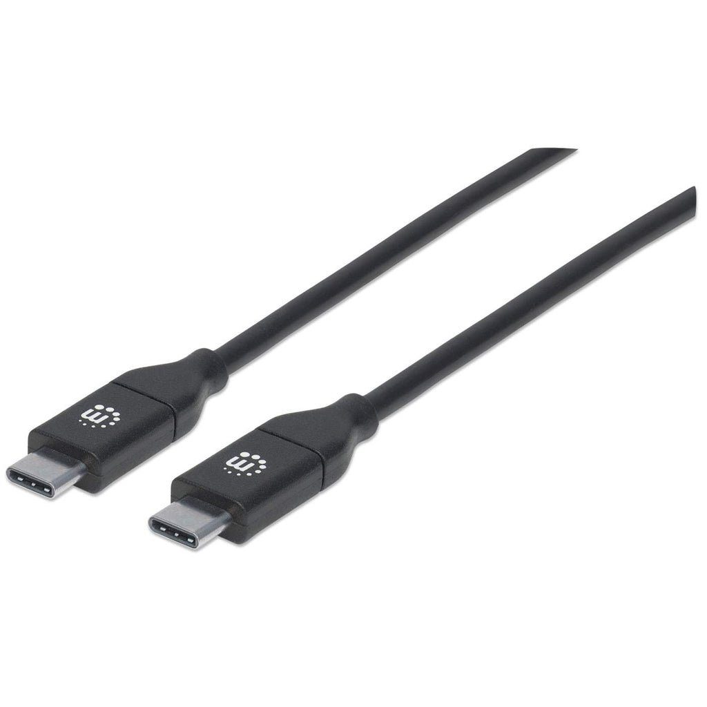 2.0 Manhattan C-Stecker auf 2m Kabel MANHATTAN C-Stecker Klemmen USB 480Mbit/s