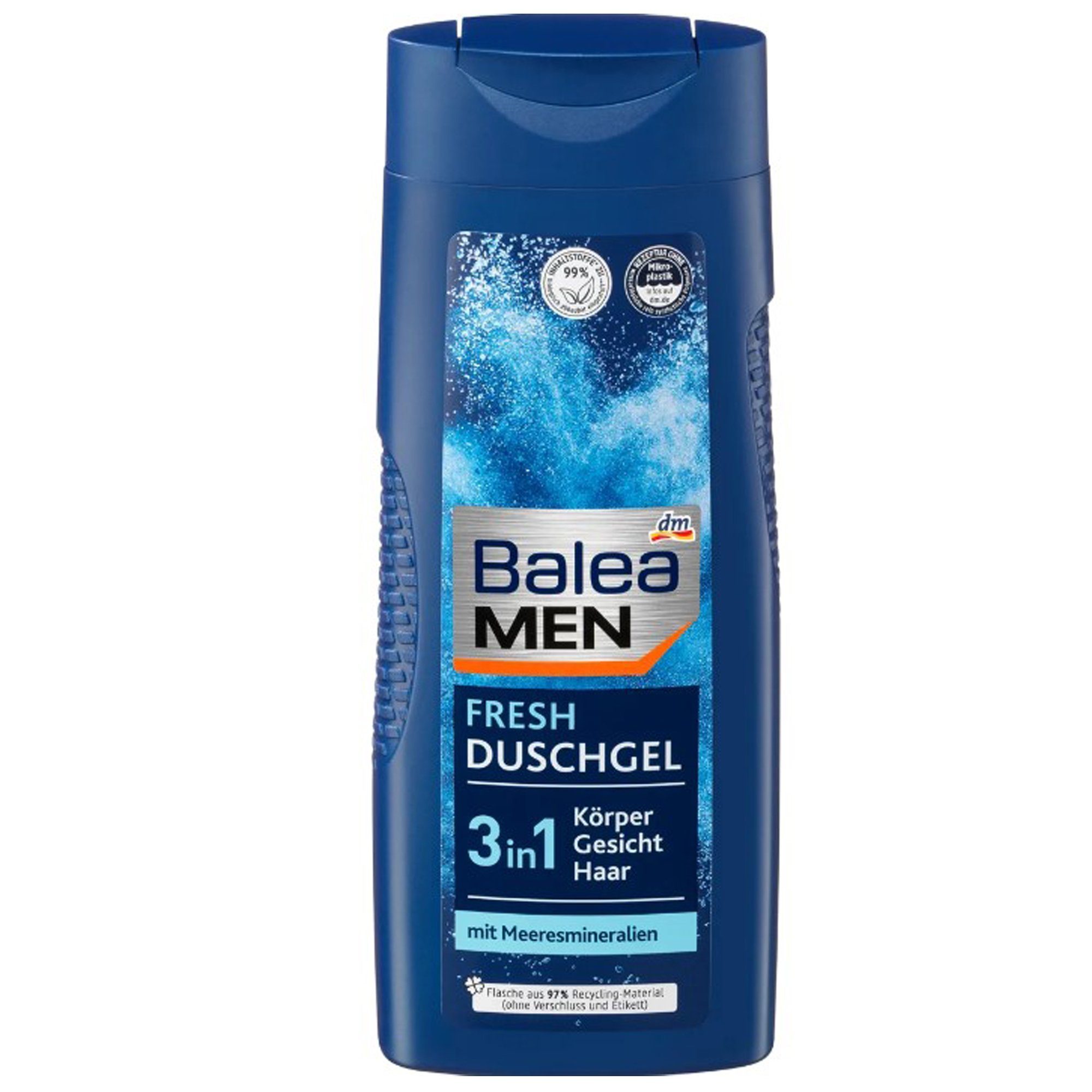 Balea Duschgel Männerduschgel Duschgel für Men Shampoo, 3in1 Männer VEGAN