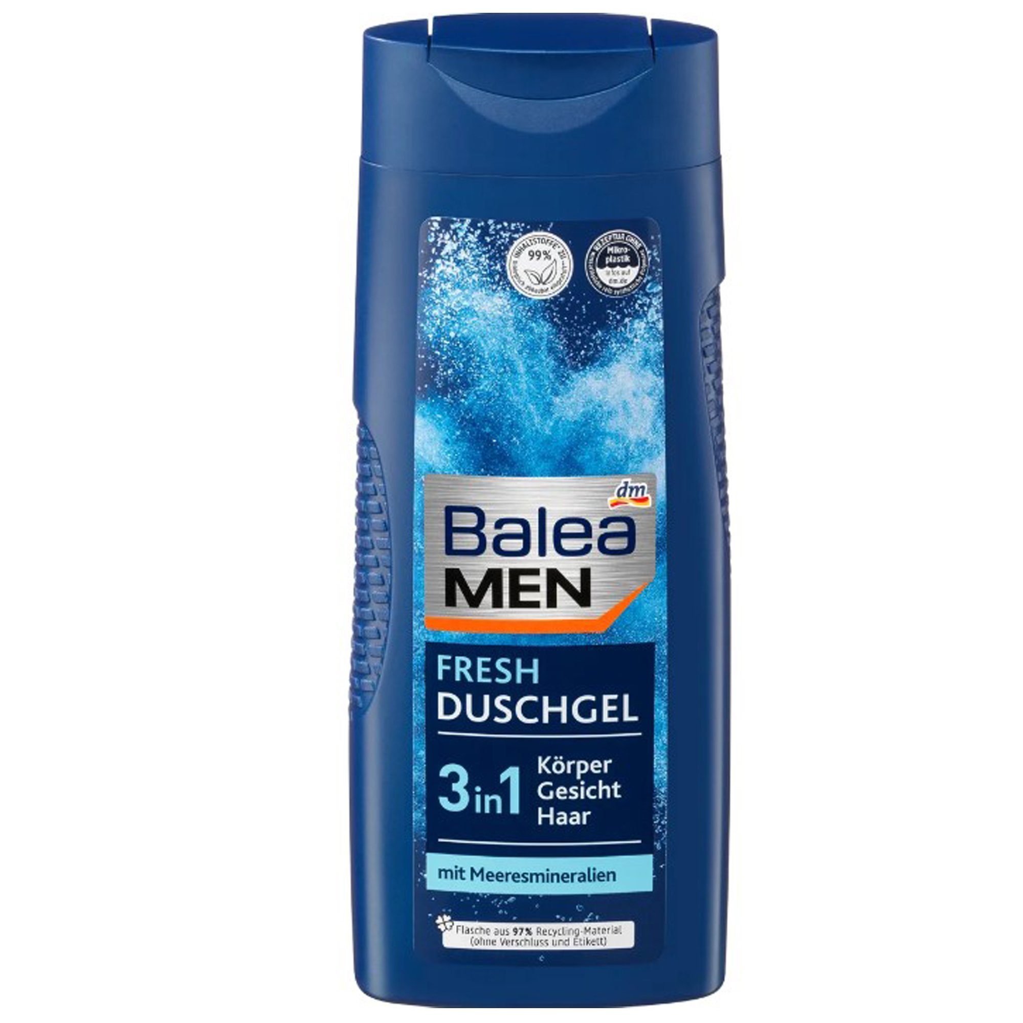 Balea Duschgel Männerduschgel Duschgel für Männer Men 3in1 Shampoo, VEGAN