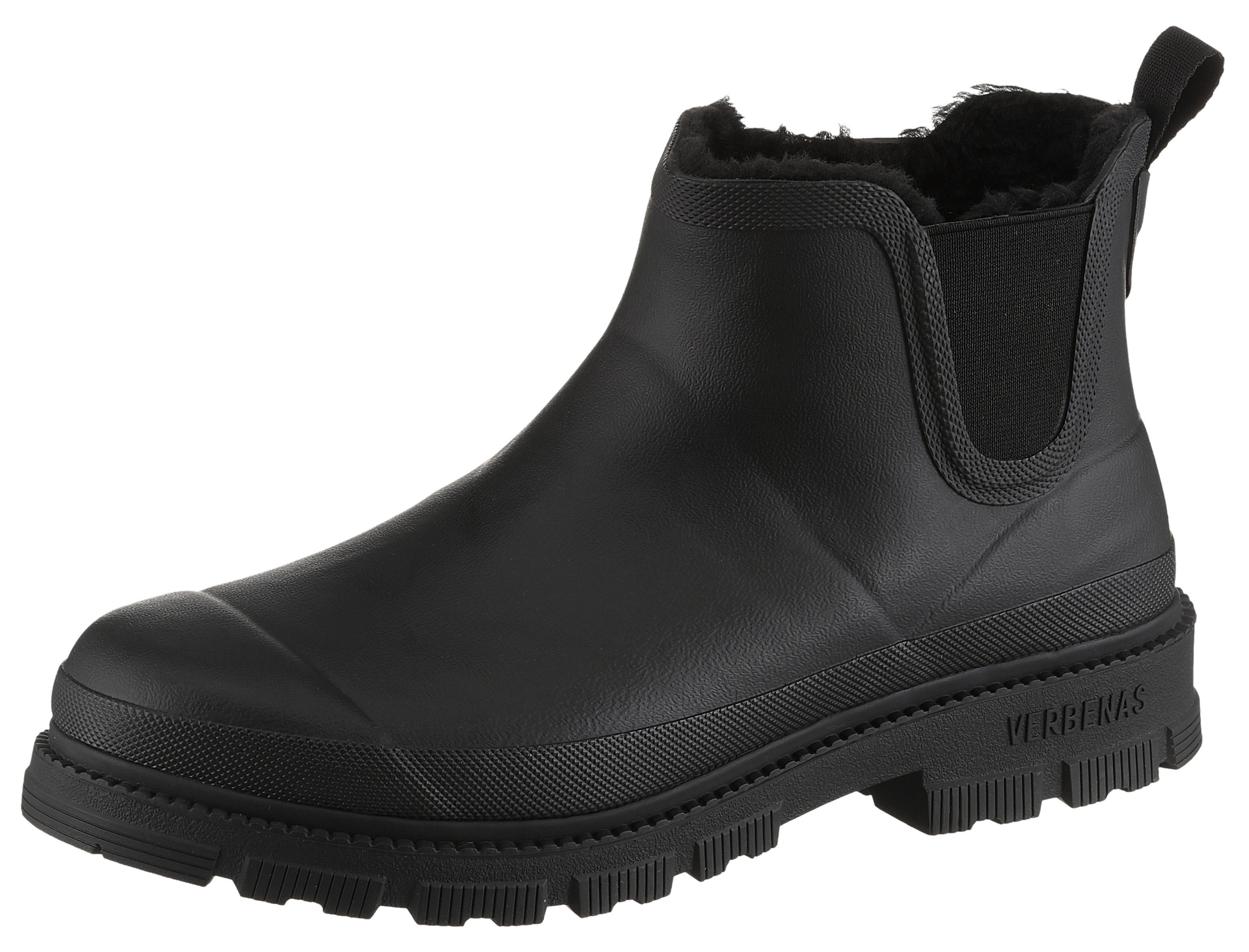 VERBENAS LUKA Gummistiefelette Chelseaboots, Stiefelette, Rainboots, Schlupfboots mit Warmfutter