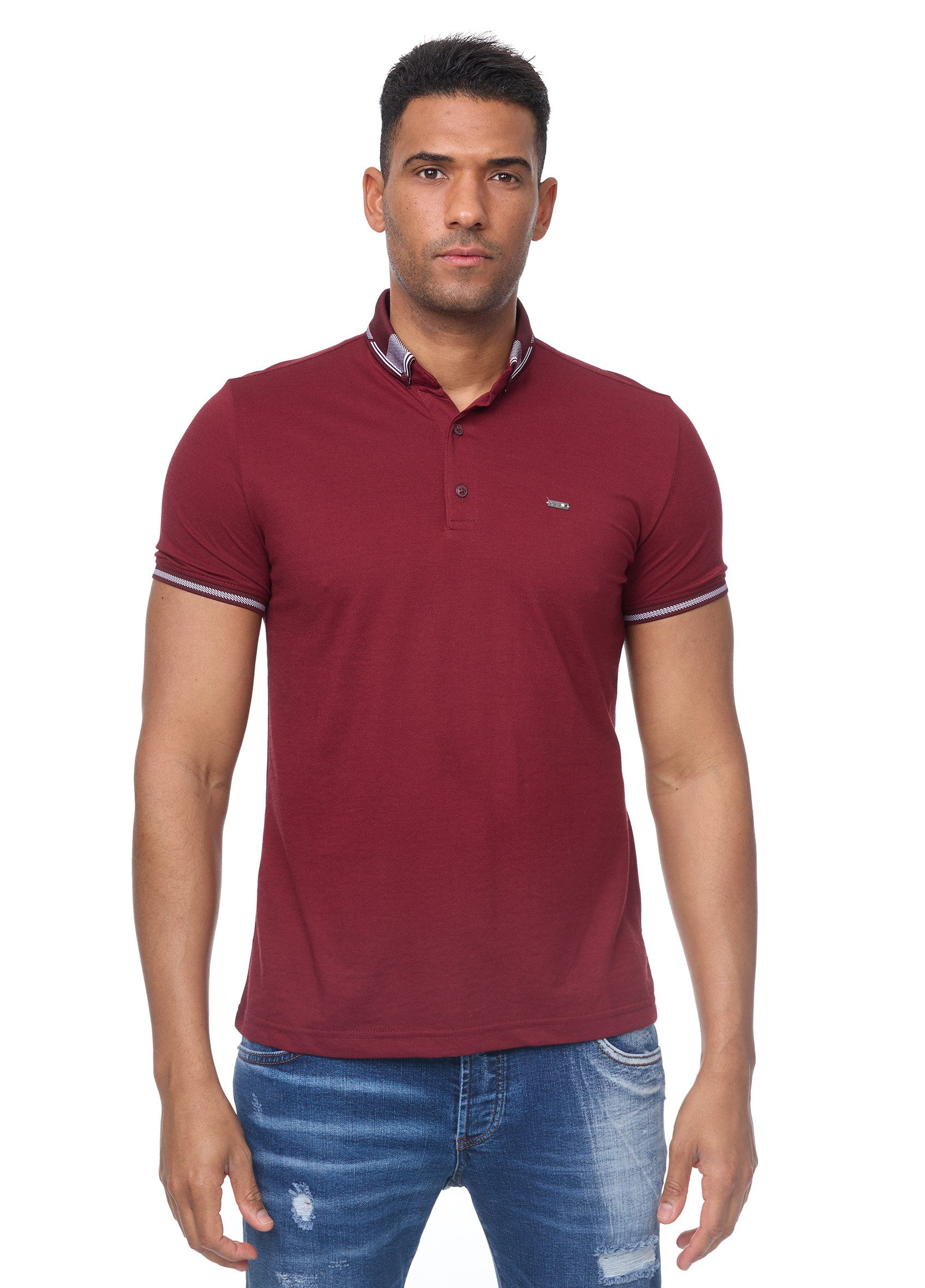 Denim Distriqt Poloshirt Sommer Poloshirt Polo-Shirt günstig online kaufen