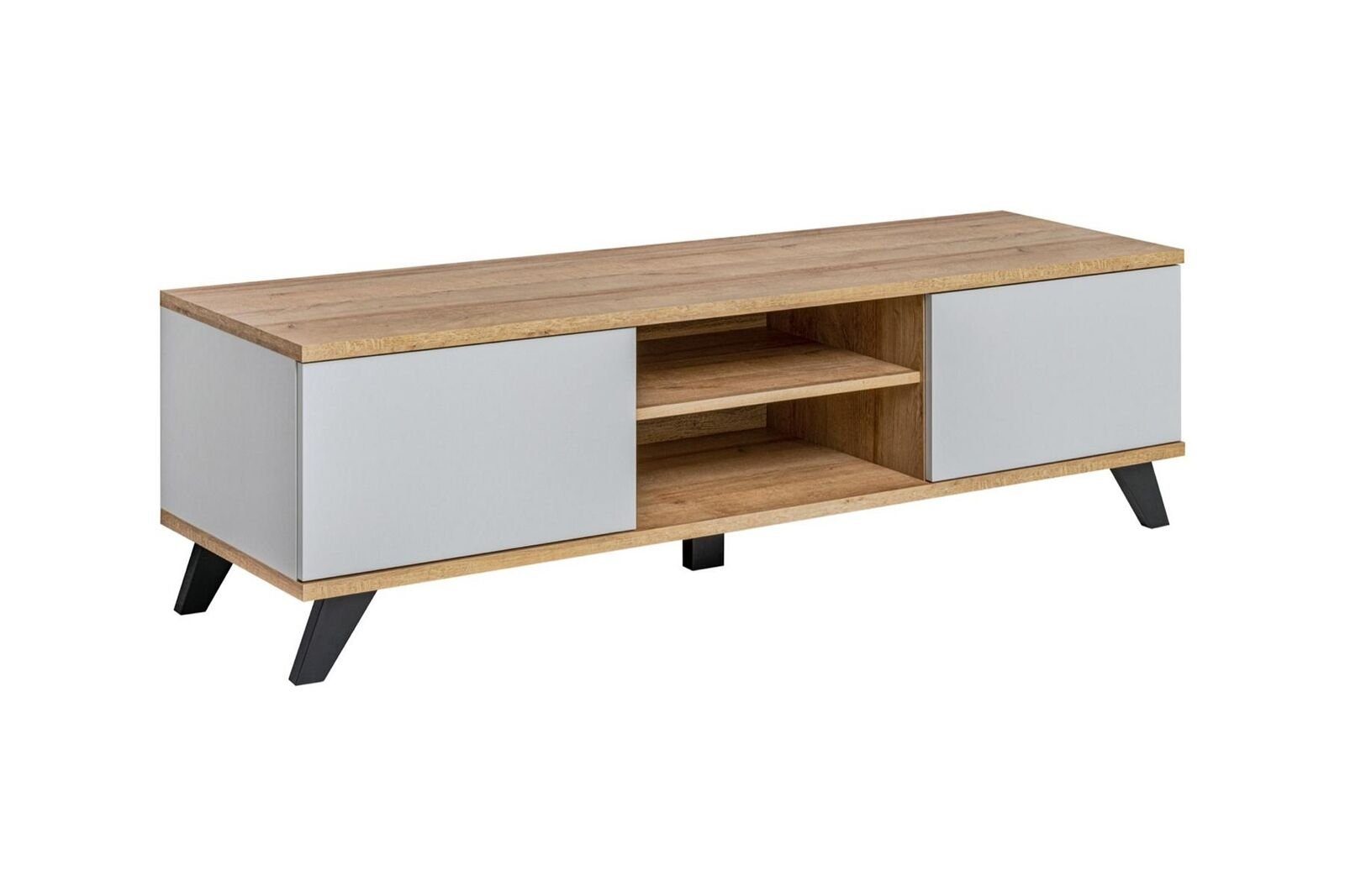 Möbel Designer Modern (2 Holz TV-Ständer/Regal), Luxus Europa Garnitur Lowboard in St., JVmoebel Made Wohnzimmer