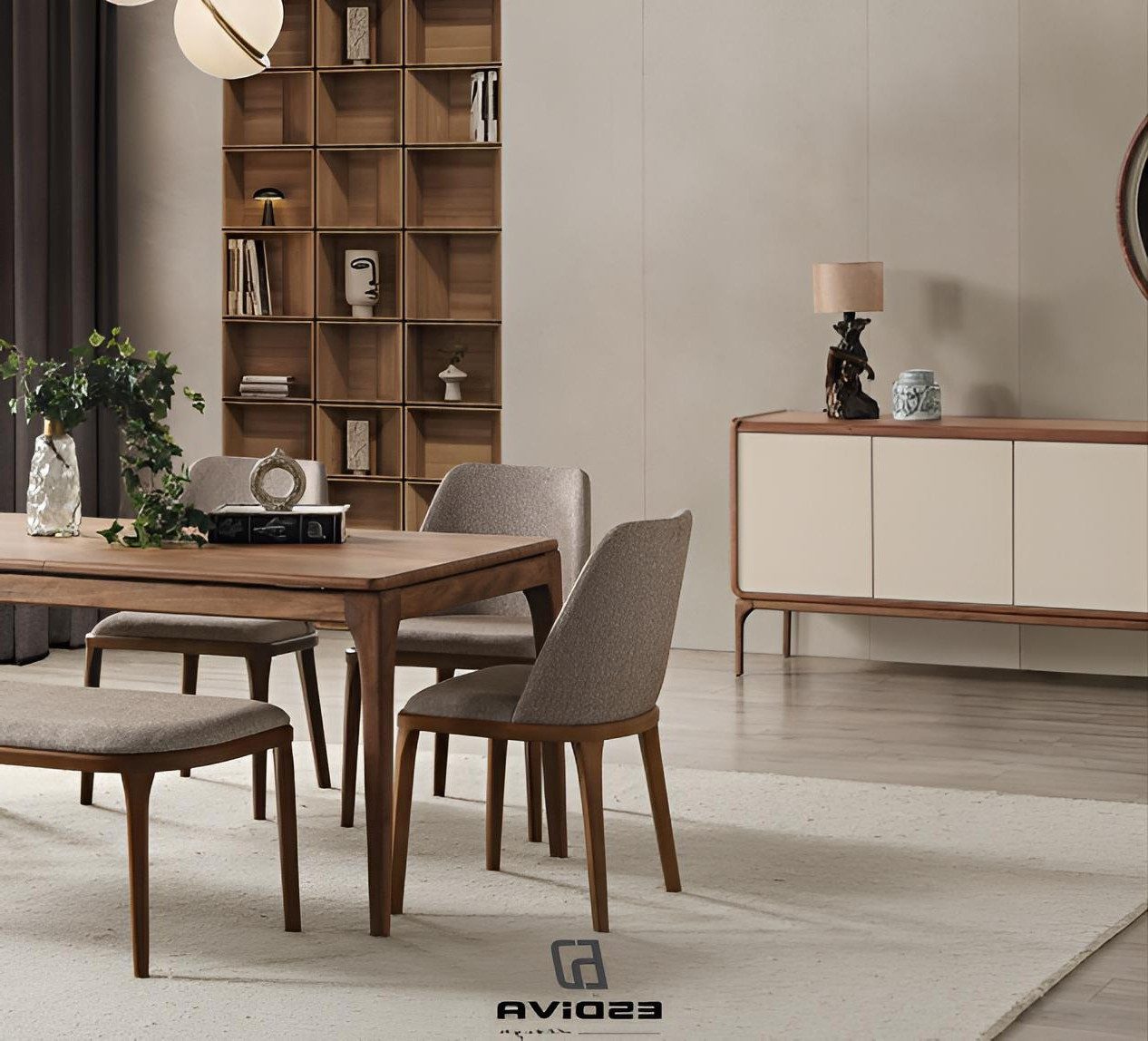 Xlmoebel Esszimmerstuhl Hellgraue Designer Küchenstühle im 8er Set (8er Set, 8 St), Made in Europa