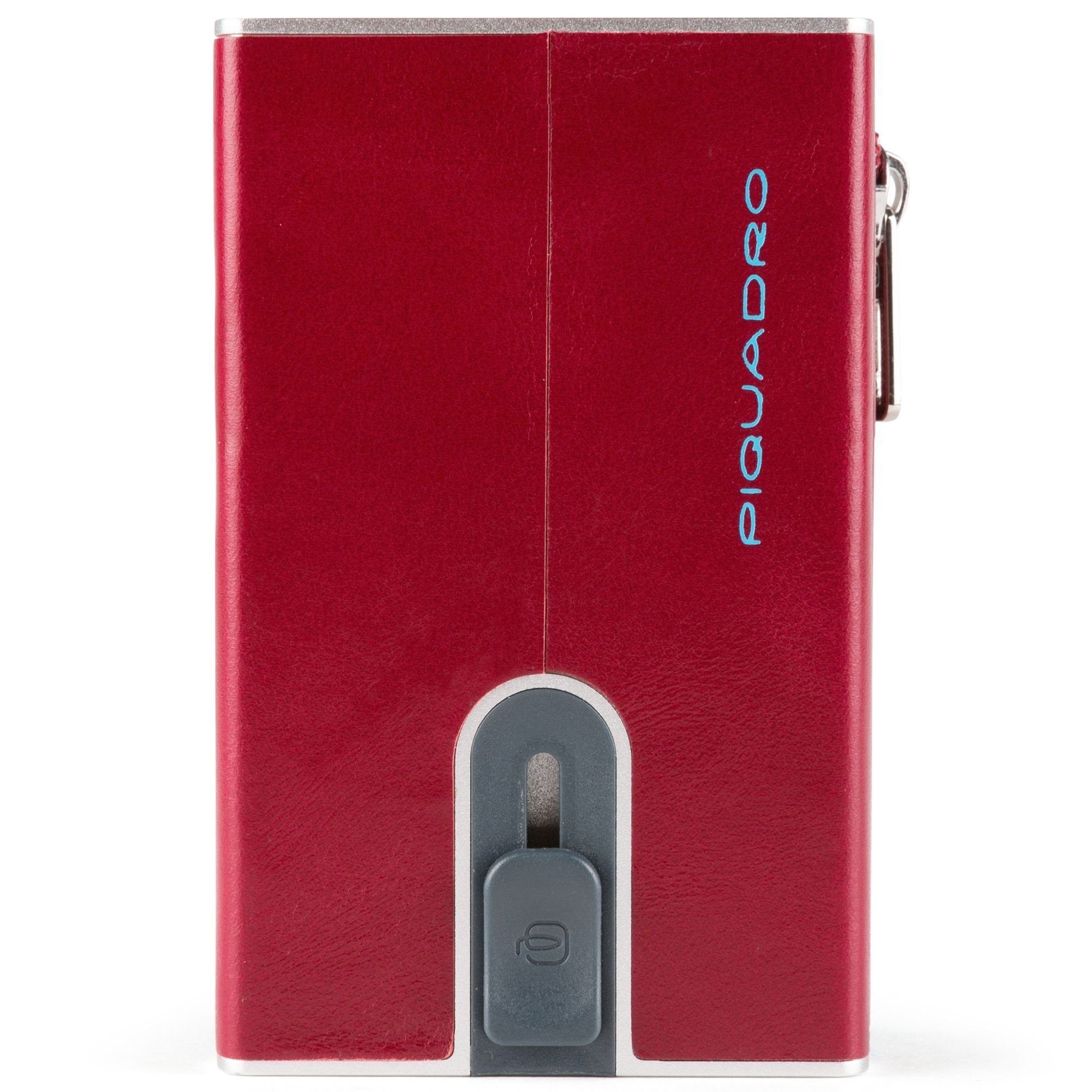 Piquadro Etui Blue Square, Leder red | Etuis