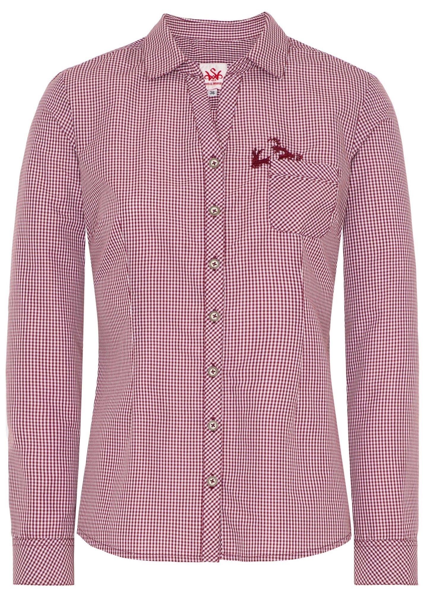 Spieth & Wensky Trachtenbluse Pünktchen Bluse
