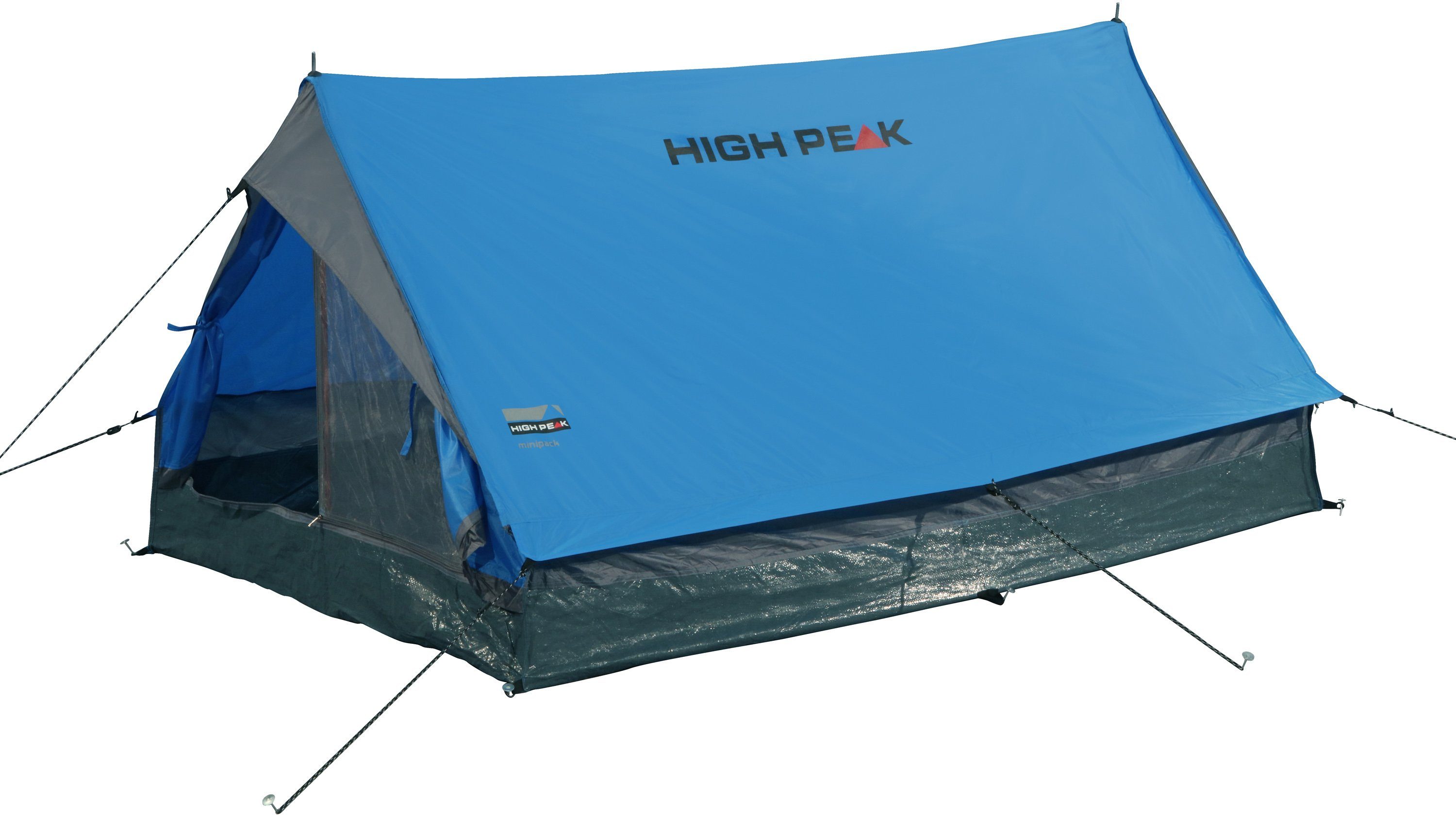 High Peak Hauszelt Minipack, Personen: 2 (Set, mit Transporttasche)