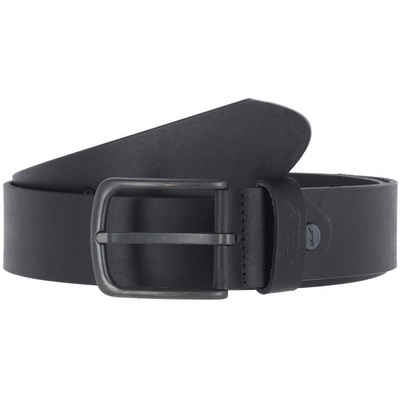 REELL Ledergürtel All Black Buckle Belt