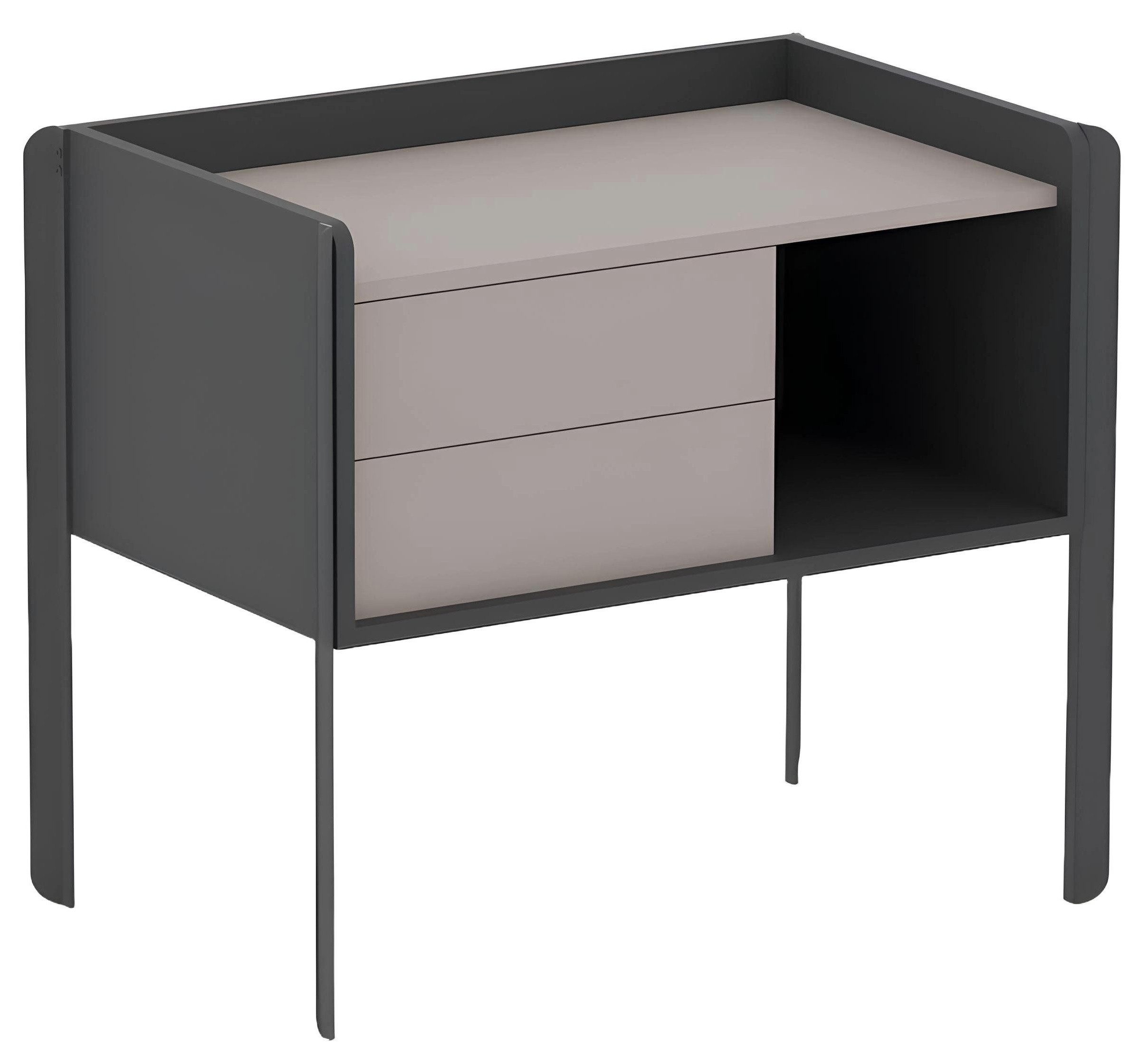 Xlmoebel Schubkastenkommode Begleitende Schubladeneinheit Büroschrank Schubladenschrank mit 2 (Kommode), Hergestellt in Europa