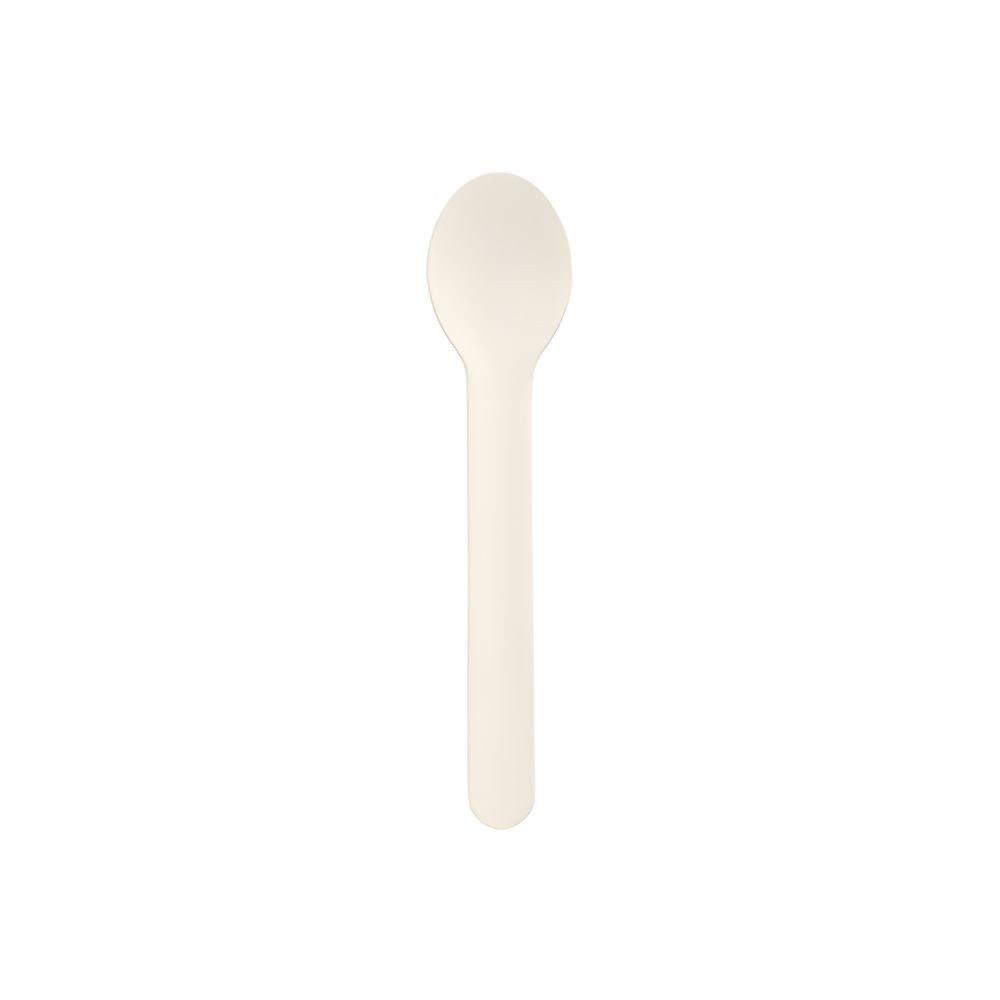 PAPSTAR Einweglöffel Kaffeelöffel, Papier pure 13 cm weiss 100 Stk