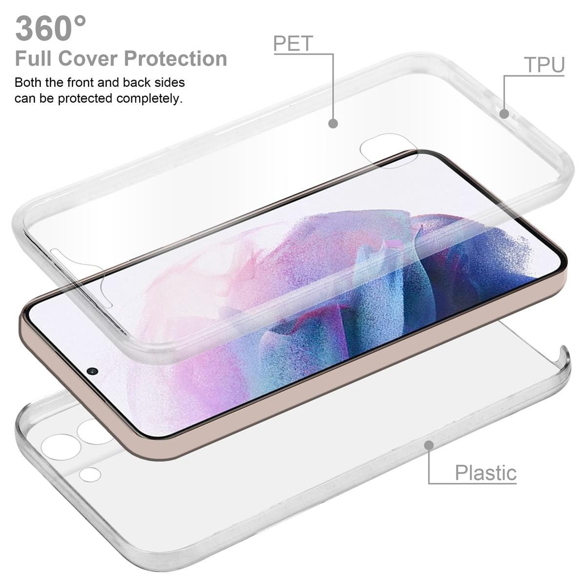 Cadorabo Handyhülle für Samsung Galaxy S21 PLUS Hülle Samsung Galaxy S21 PLUS, Flexible Case Handy Schutzhülle - Hülle - Back Cover 360° Grad