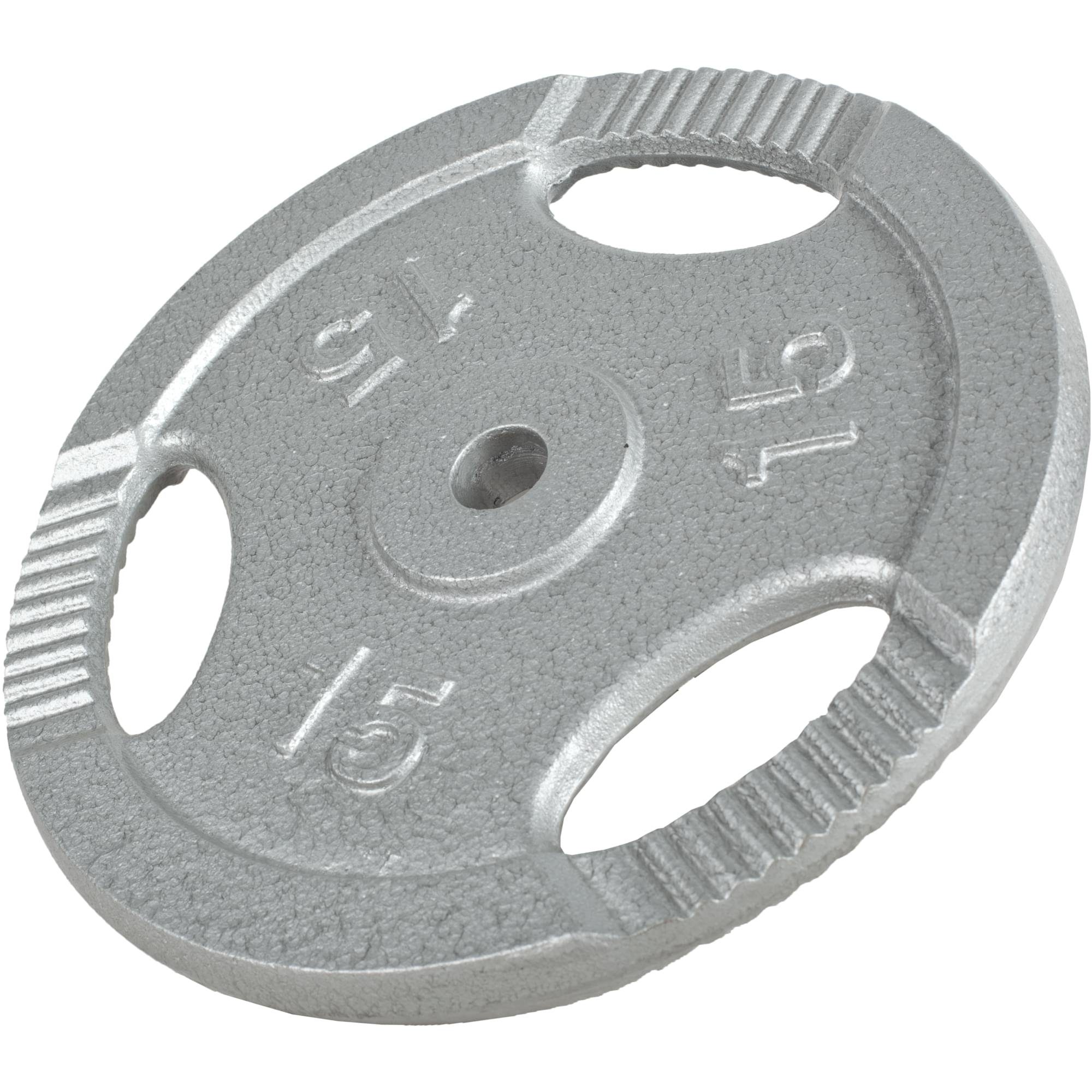 GORILLA SPORTS Hantelscheibe Hantelscheibe Guss Gripper 0,5-20 KG, 15 kg