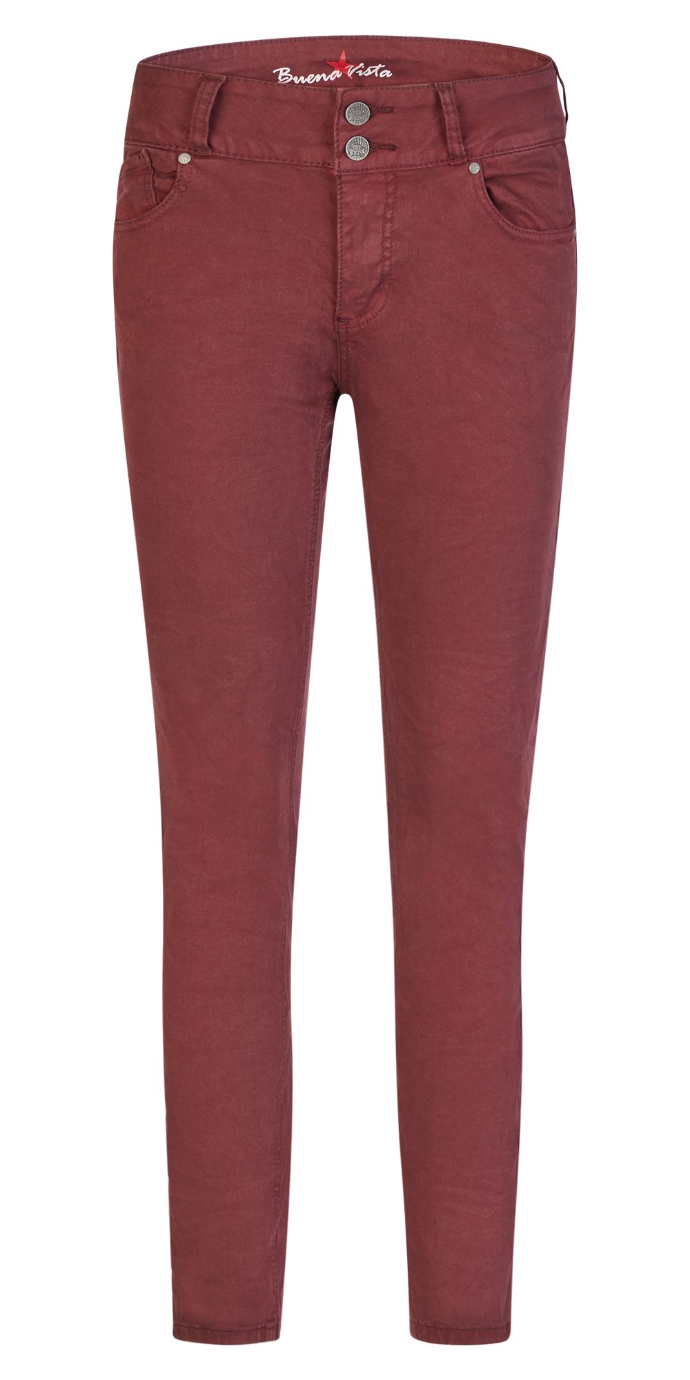 Buena Vista Stretch-Jeans BUENA VISTA TUMMYLESS bordeaux 2508 B5664 4141.8996 - Stretch Twill