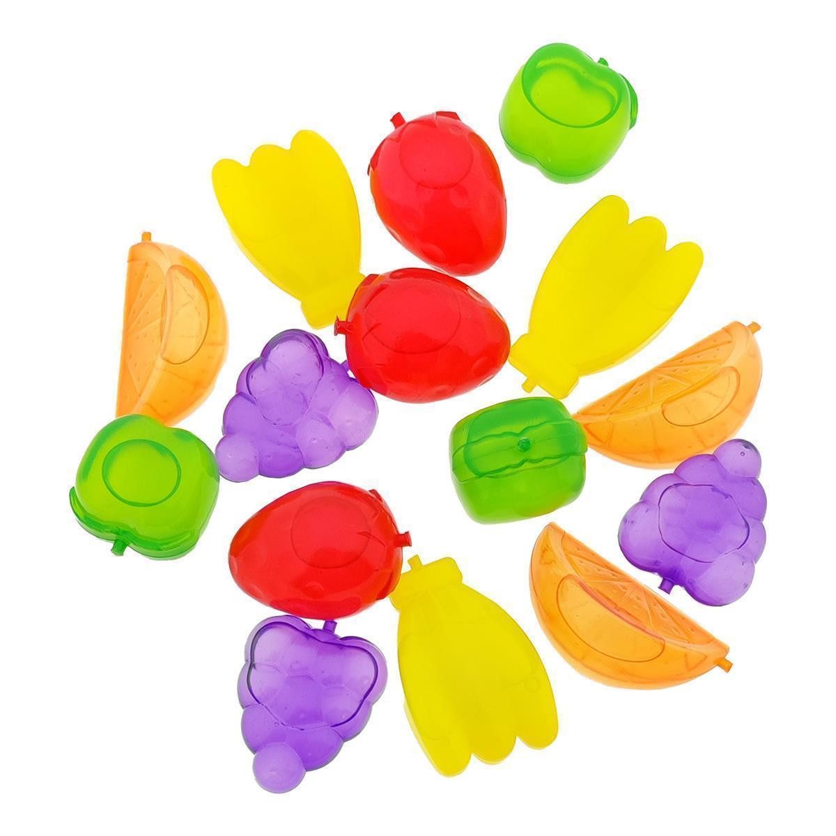 Eiswürfelform Kunststoff Eiswürfel Früchte 150 Stück, farbig