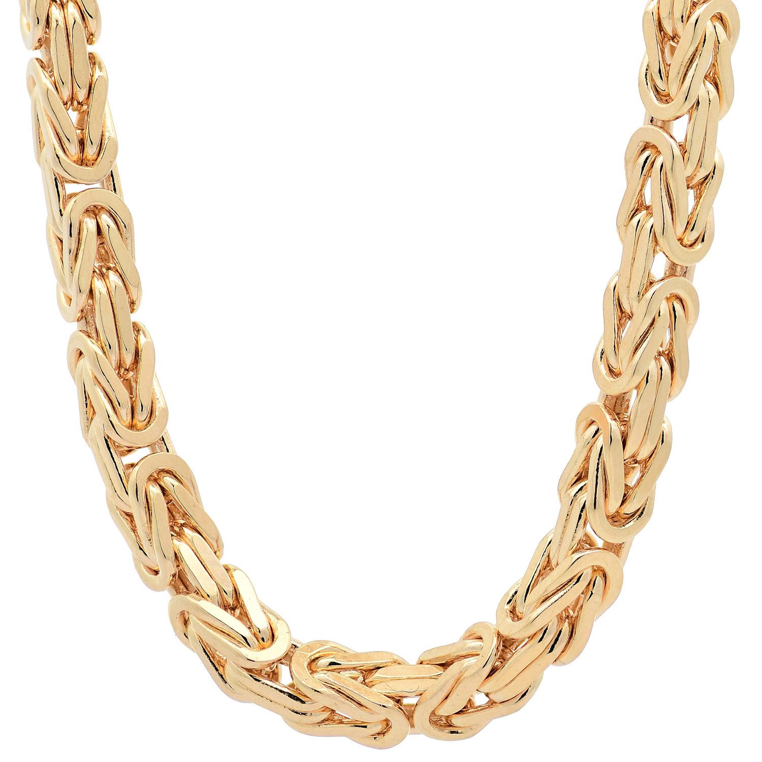 HOPLO Königskette Goldkette Königskette Länge 19cm - Breite 4,0mm - 585-14 günstig online kaufen