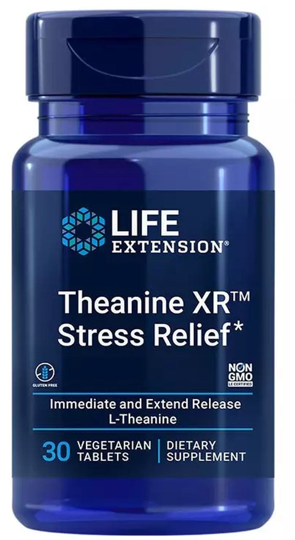 Life Extension Life Extension Theanine XR™ Stress Relief, 30 veg.Tabletten Tabletten