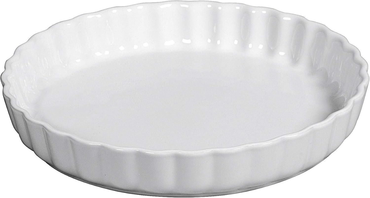 EK Germany Backform Tortenbodenform "Prisma" Steingut Ø 29 cm, 5 cm weiß, (1-tlg)